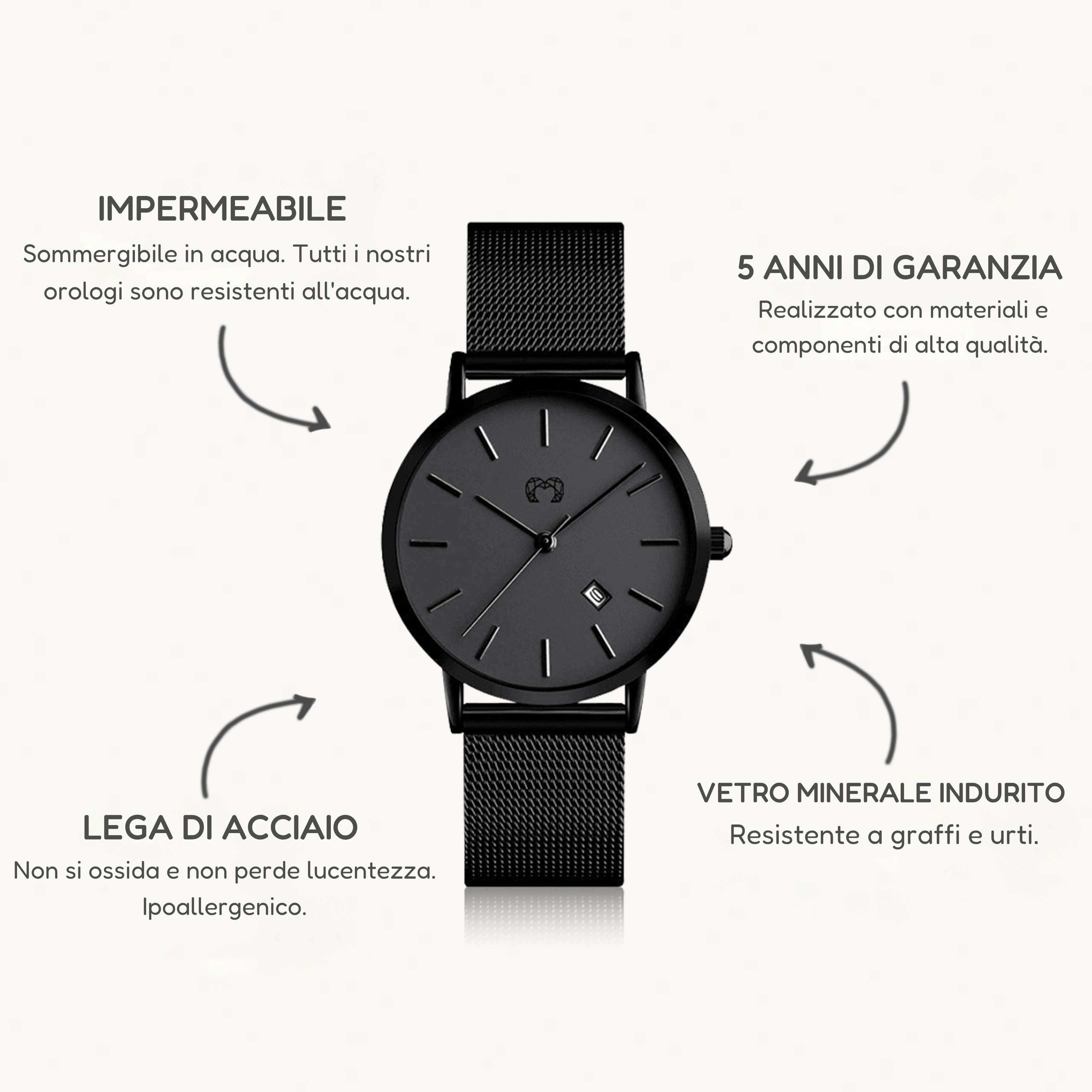 Orologio Chiara Jewels - Antracite