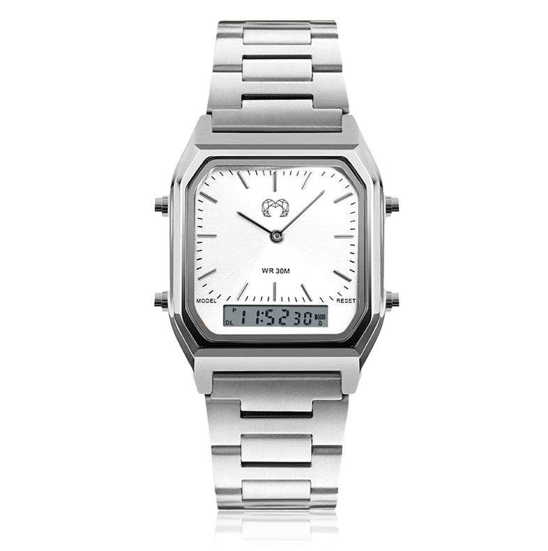 Orologio Retrò Vintage - SilverWhite - Chiara Jewels
