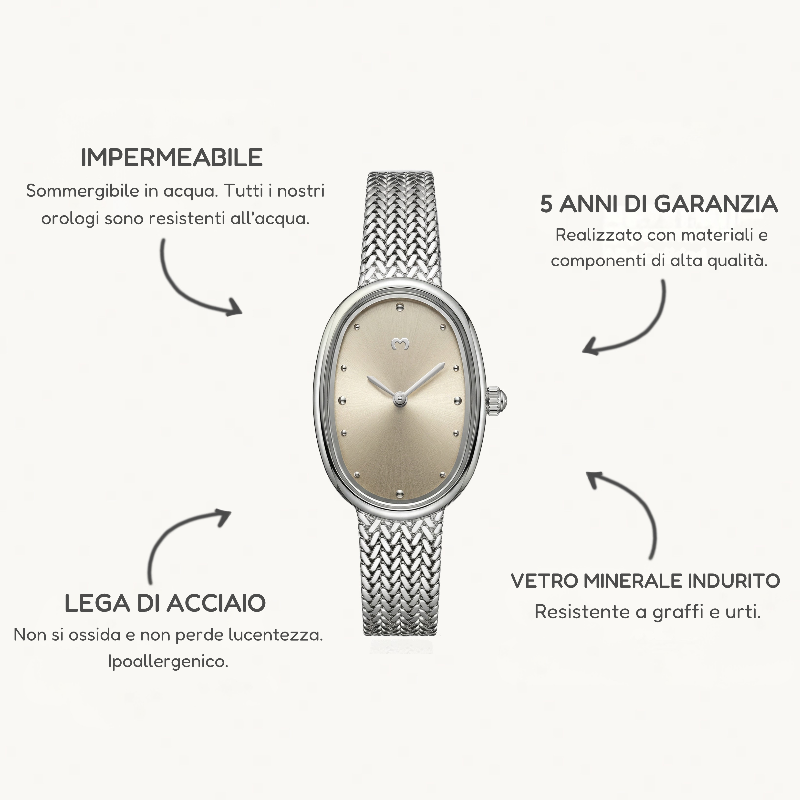 Orologio Vintage Royale - Silver