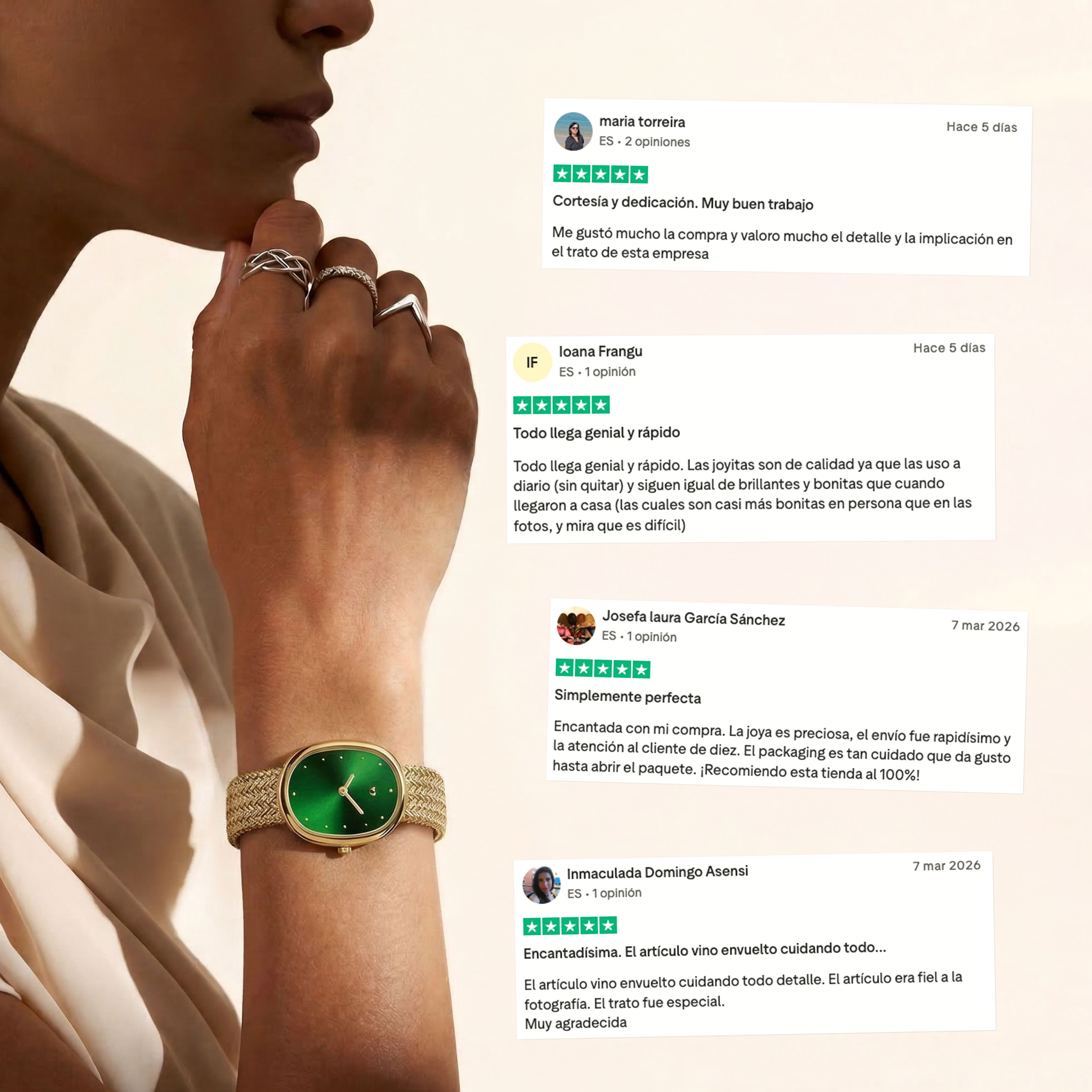 Orologio Vintage Royale - GoldGreen