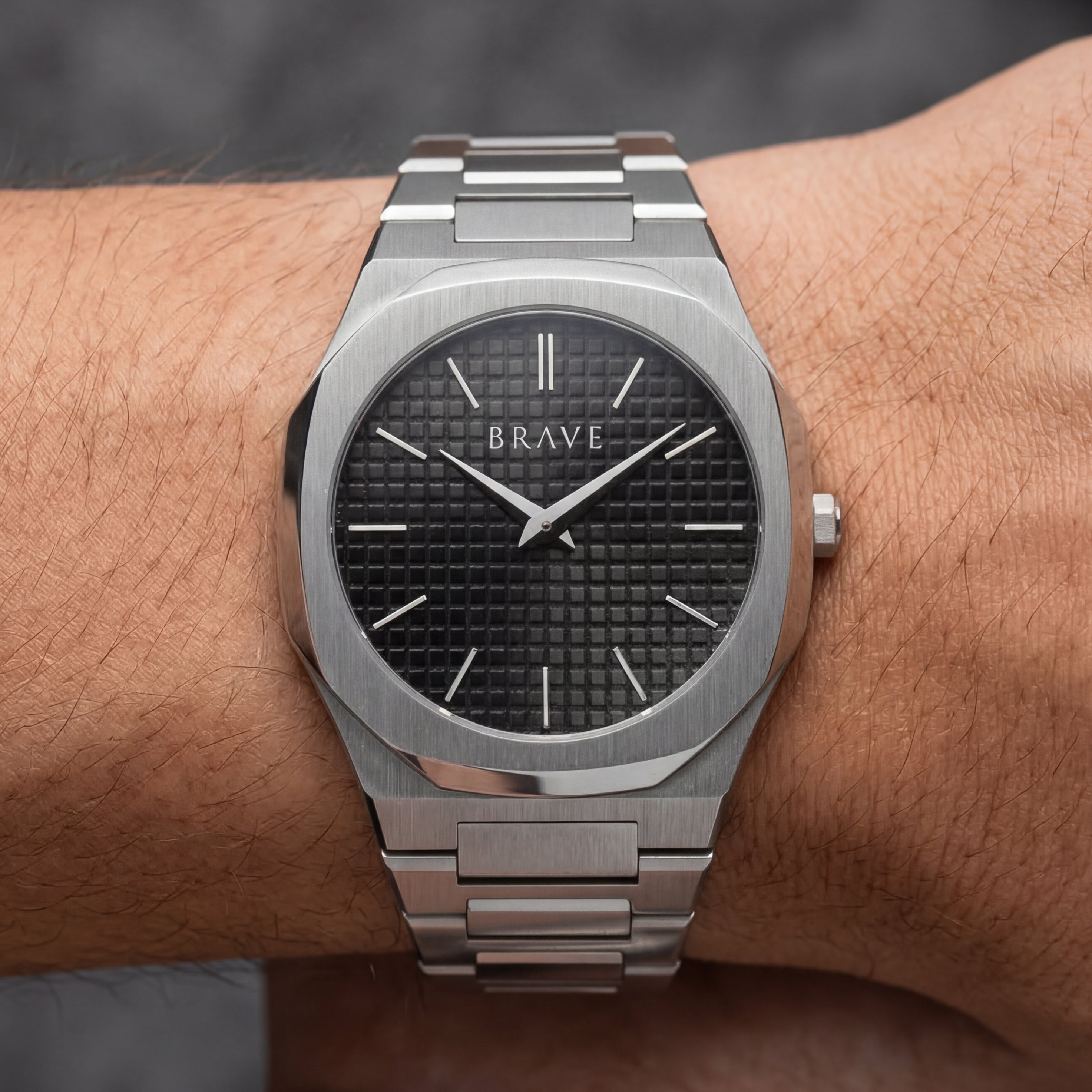 Orologio ~ Empire BRAVE - Argento-Nero