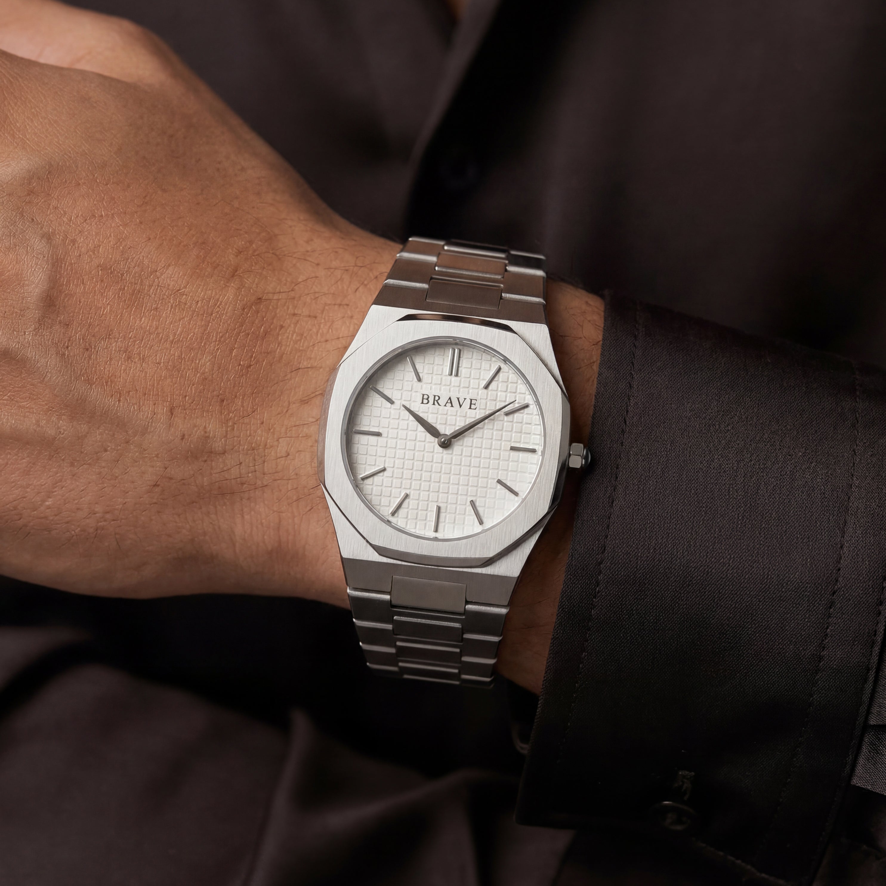 Orologio ~ Empire BRAVE - Argento-Bianco