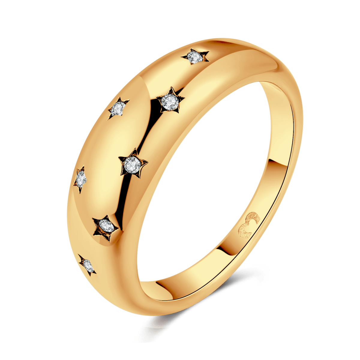 Anello Stelle Riflettenti