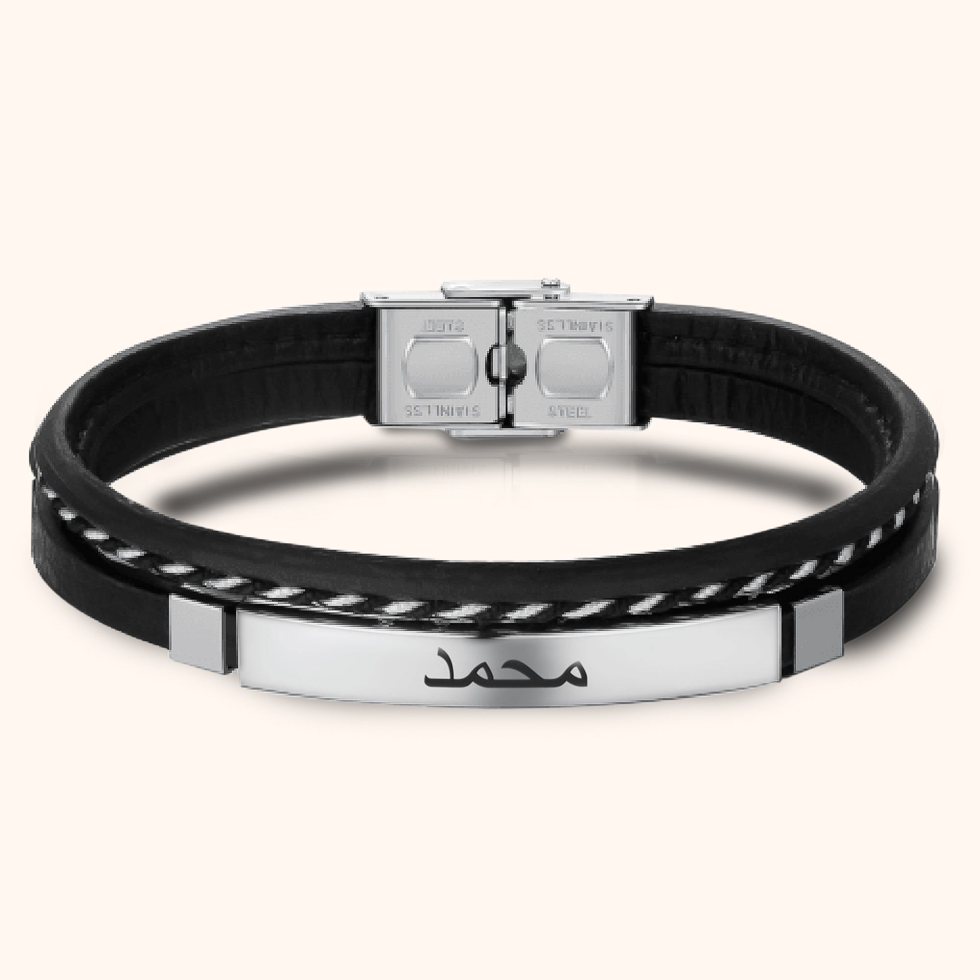 Bracciale Uomo BRAVE Lord - Testo Personalizzabile - Chiara Jewels