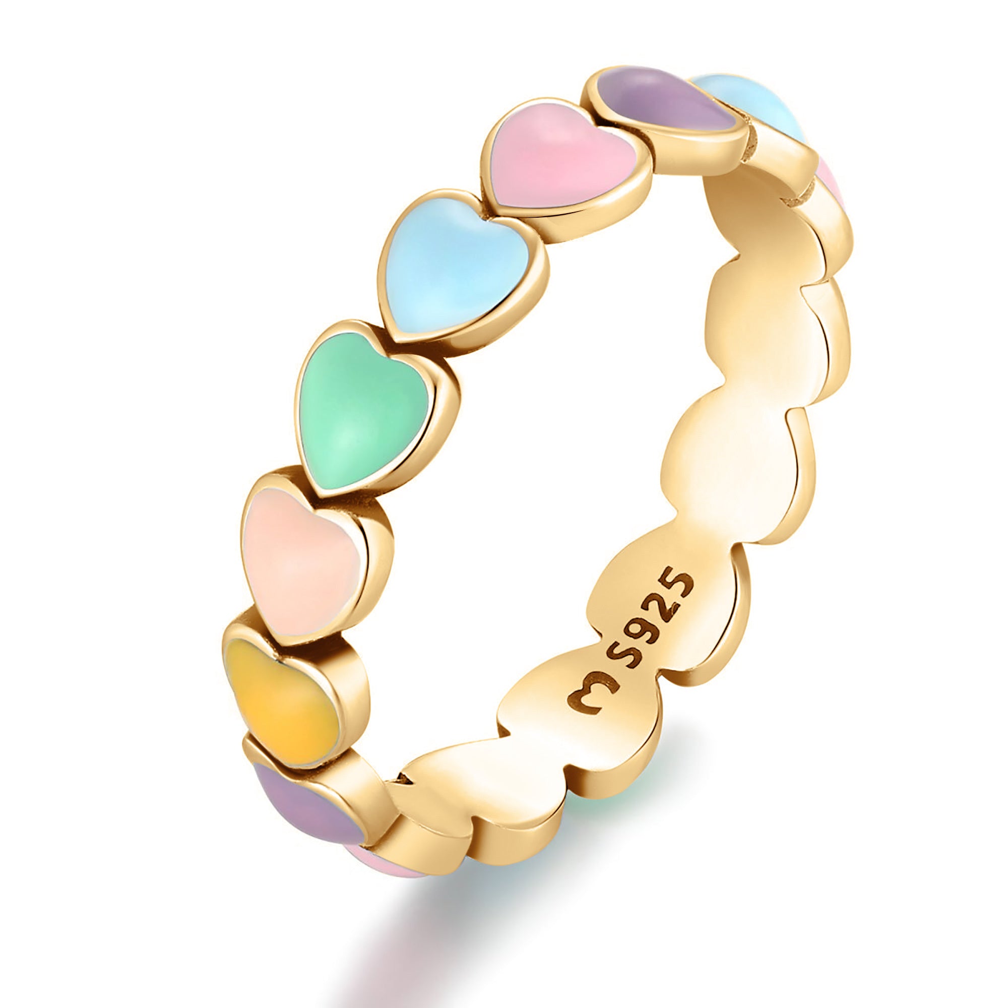 Anello Cuori Colorati - Chiara Jewels