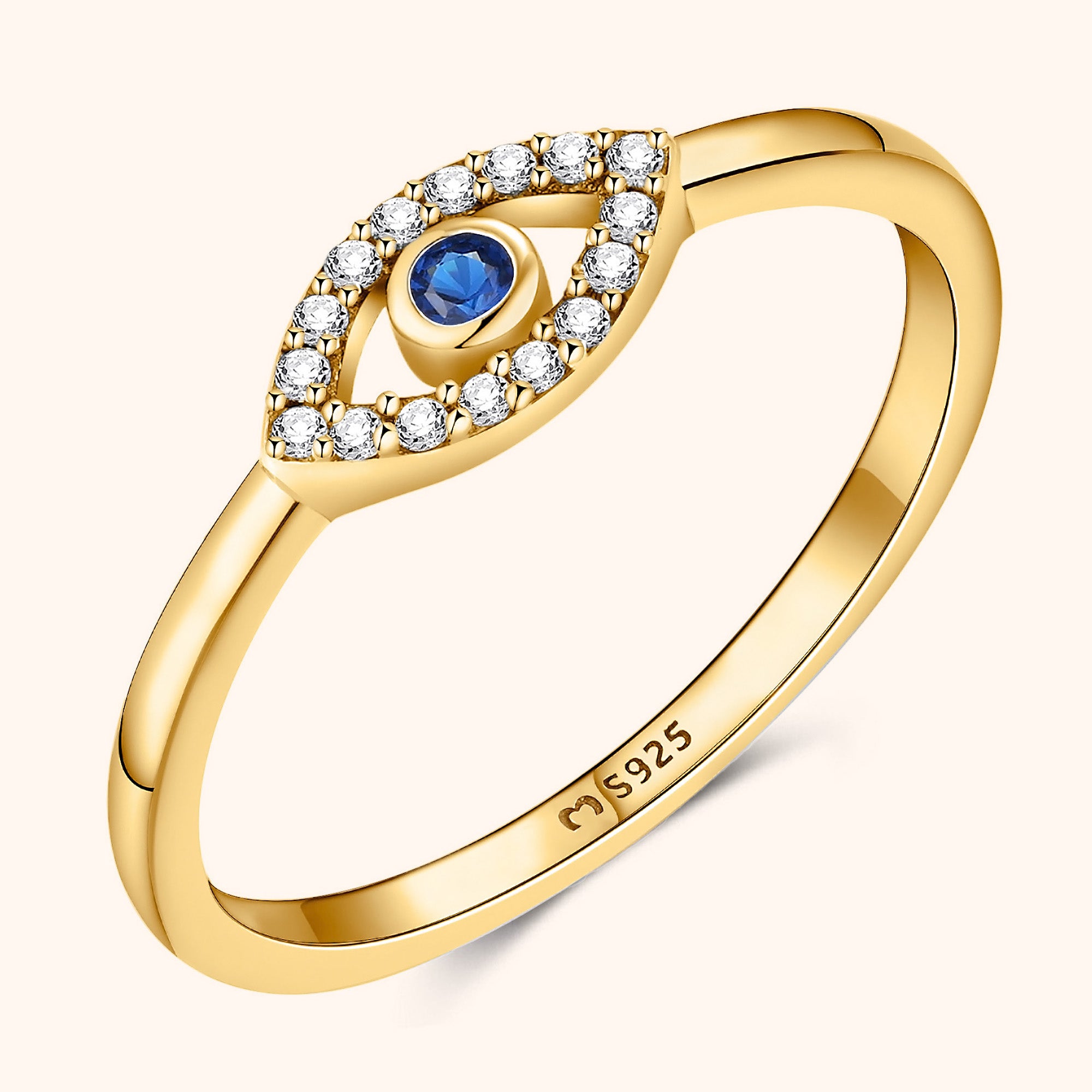 Anello Occhio Blu - Chiara Jewels