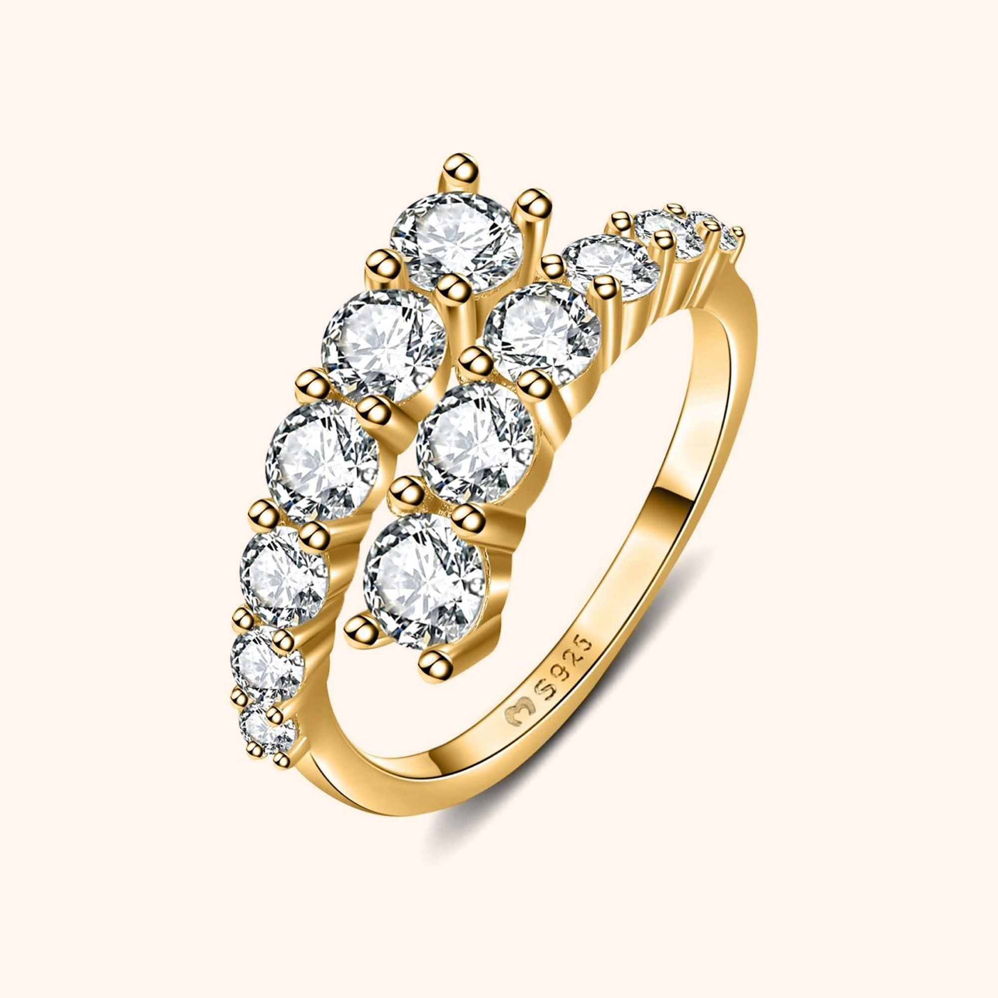 Anello Spirale Brillante - Chiara Jewels
