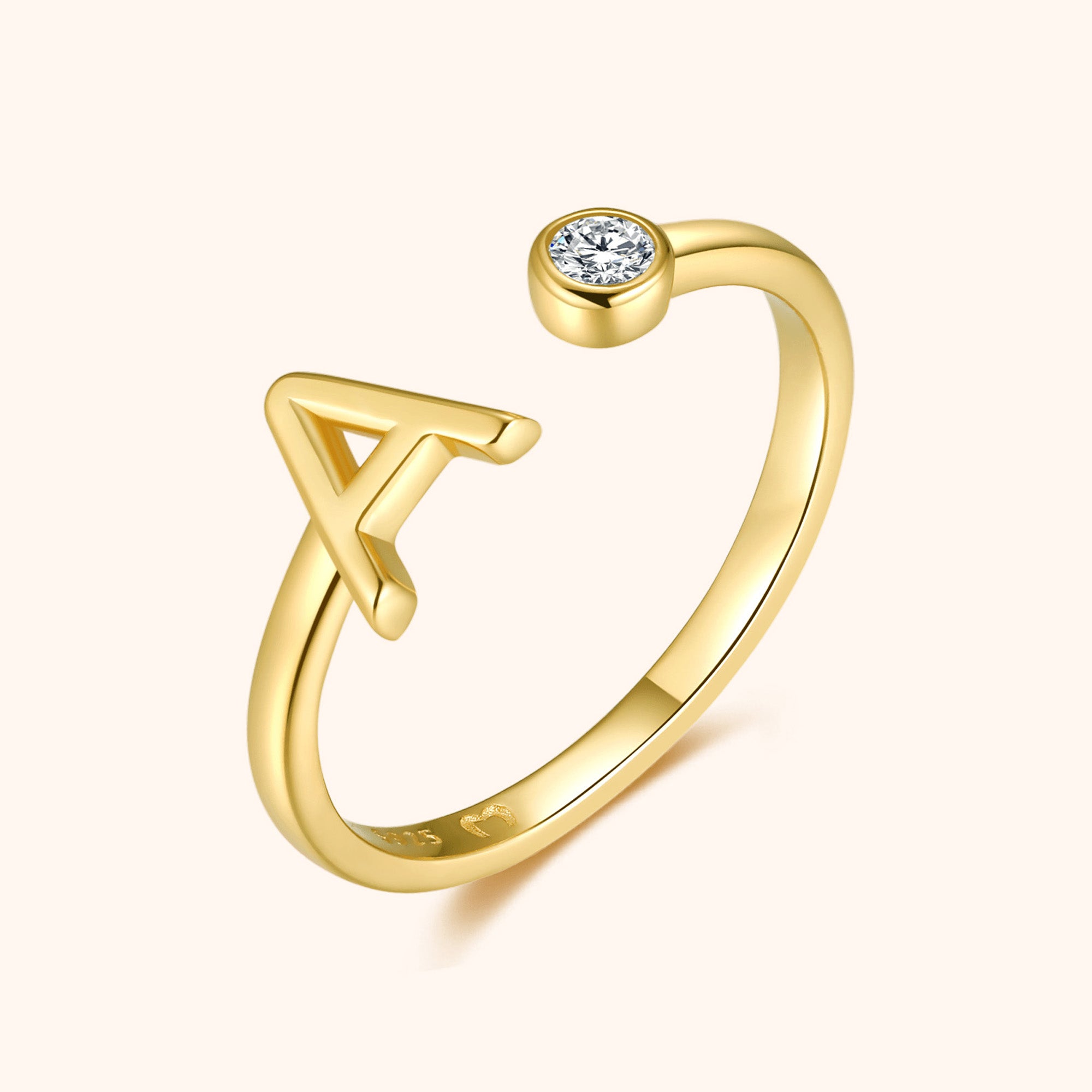 Anello Top Letter - Chiara Jewels