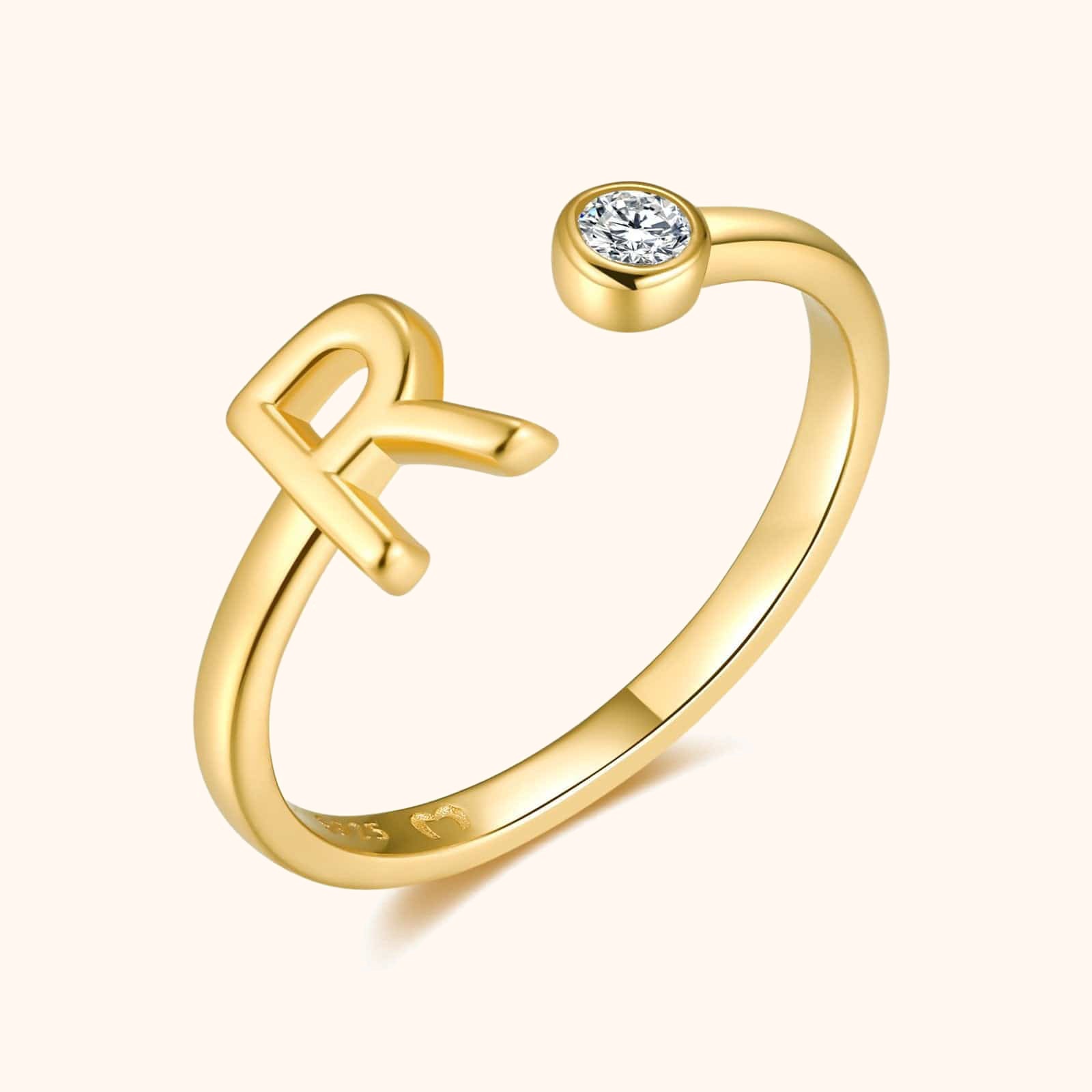 Anello Top Letter - Chiara Jewels
