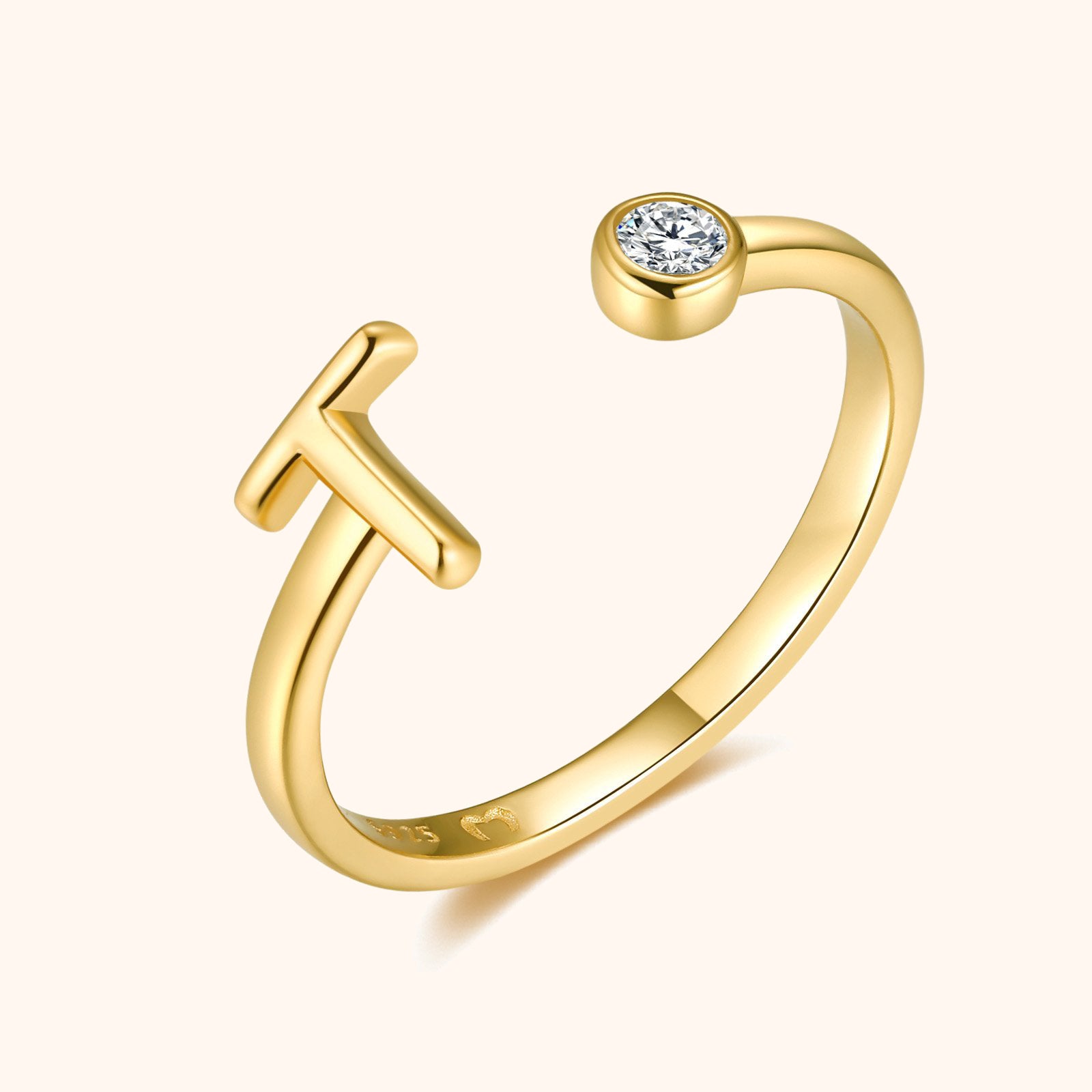Anello Top Letter - Chiara Jewels