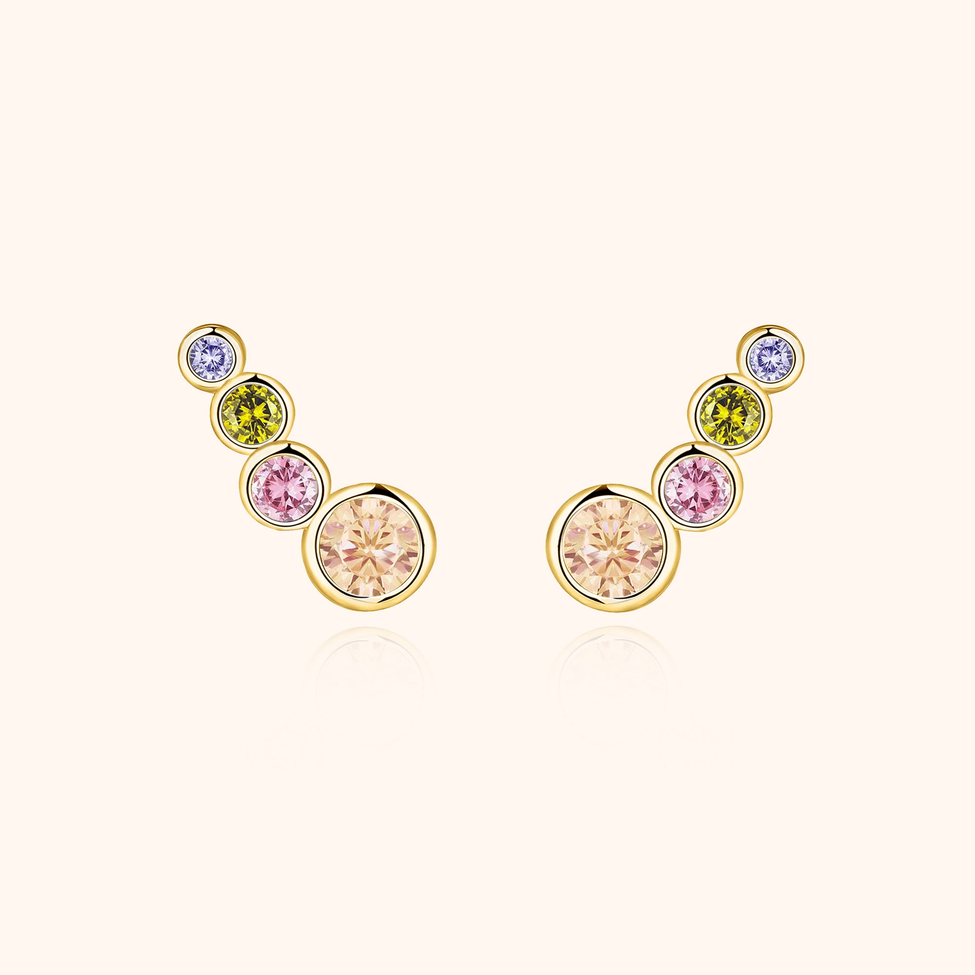 Orecchini Circoli Multicolore - Chiara Jewels