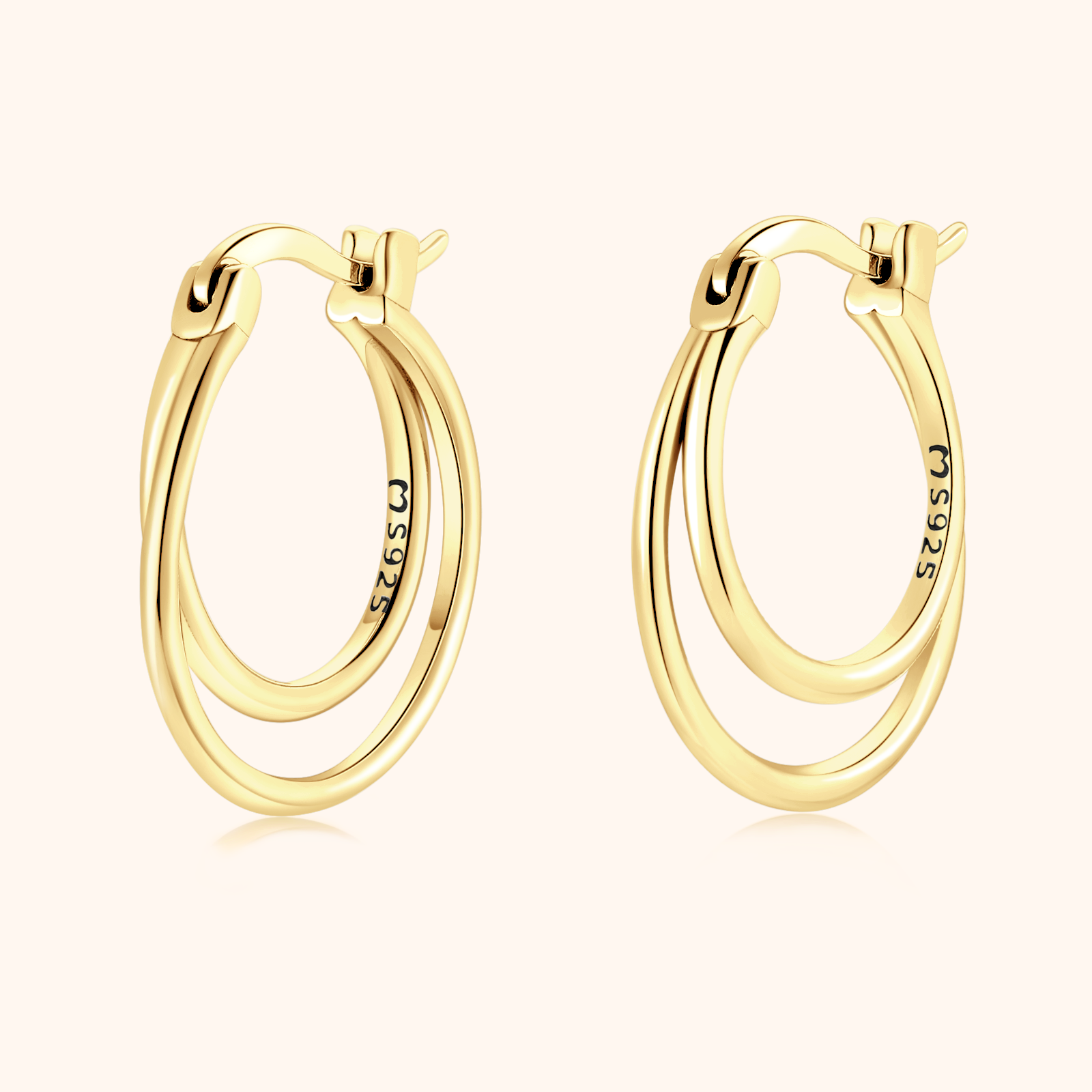 Orecchini Cerchi Doppi - Chiara Jewels