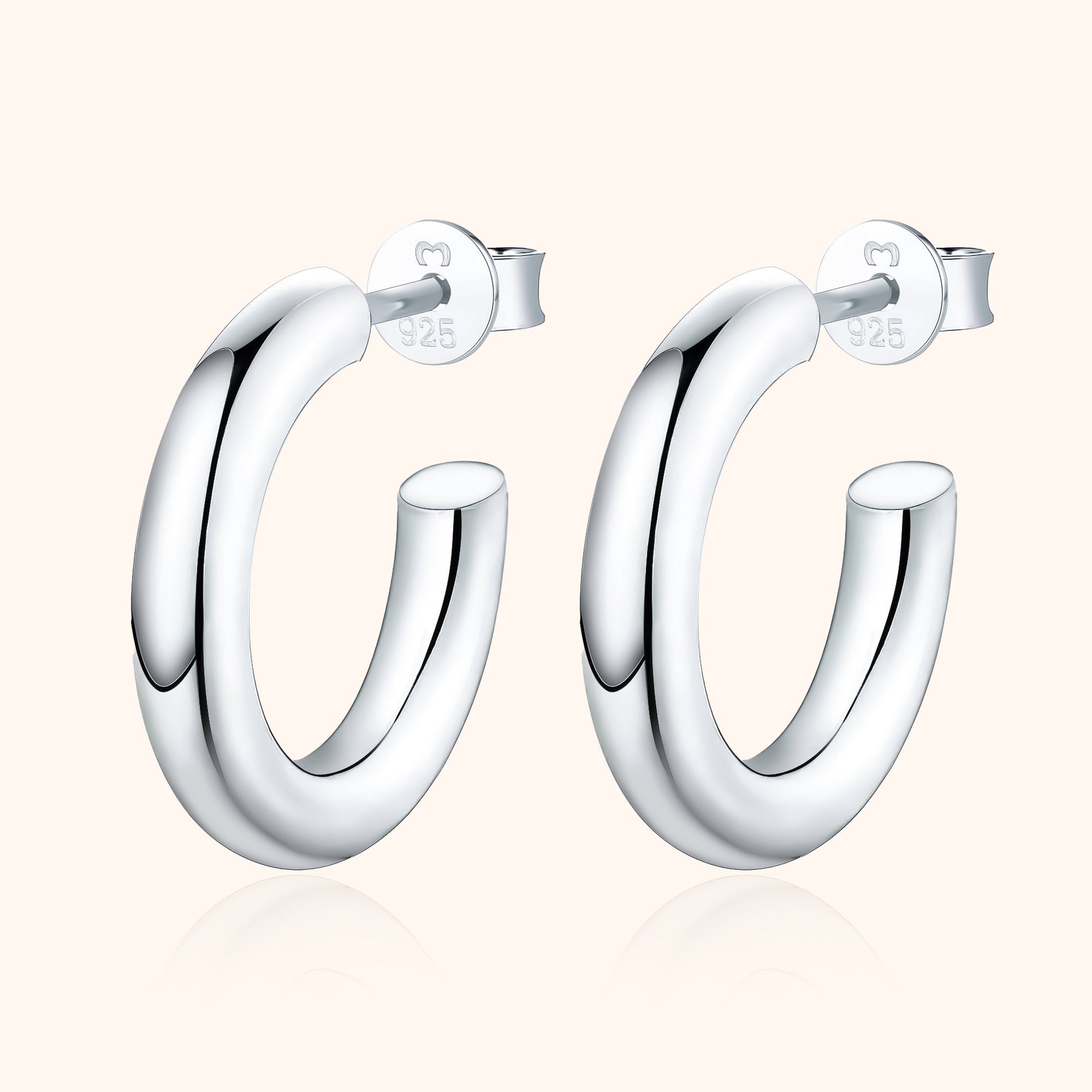 Orecchini Semi Anello Lumina - Chiara Jewels