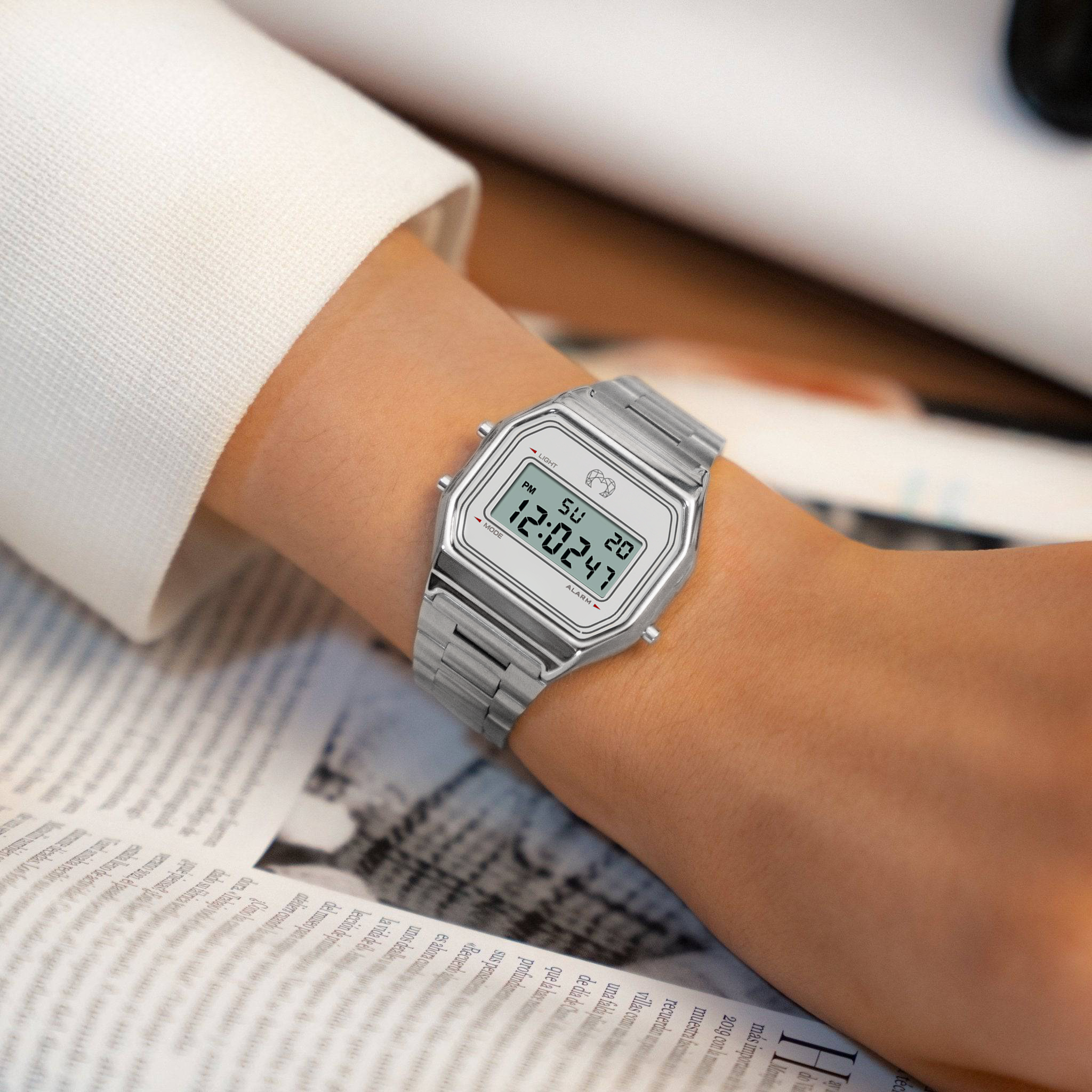 Orologio Digitale Vintage - Silver - Chiara Jewels