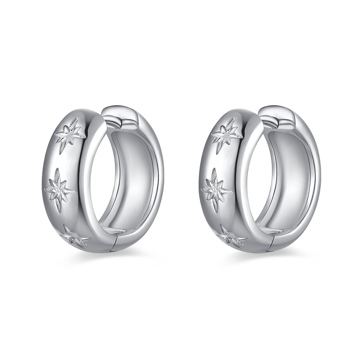 Orecchini Cerchio Stellare