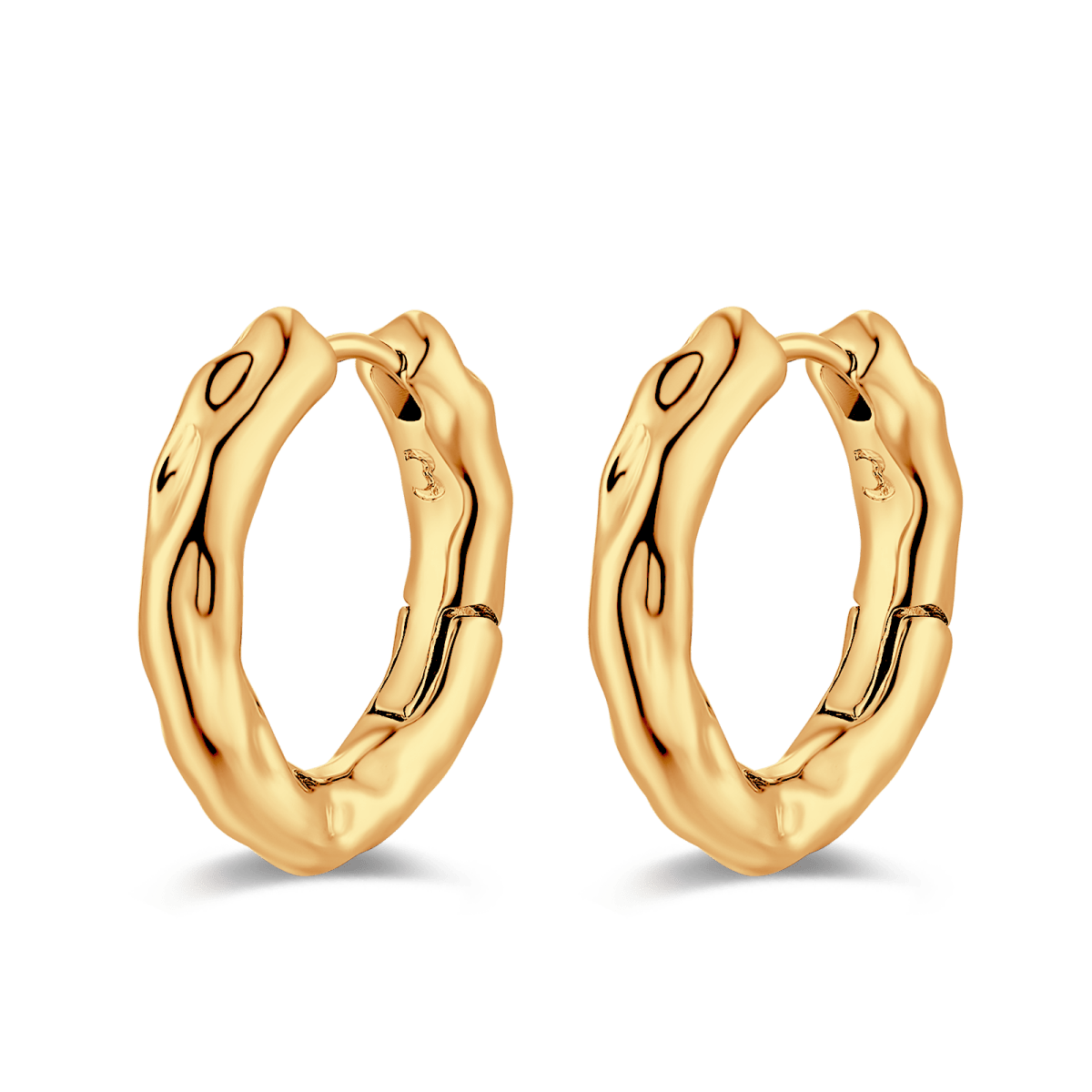 Orecchini Cerchio Ondulati