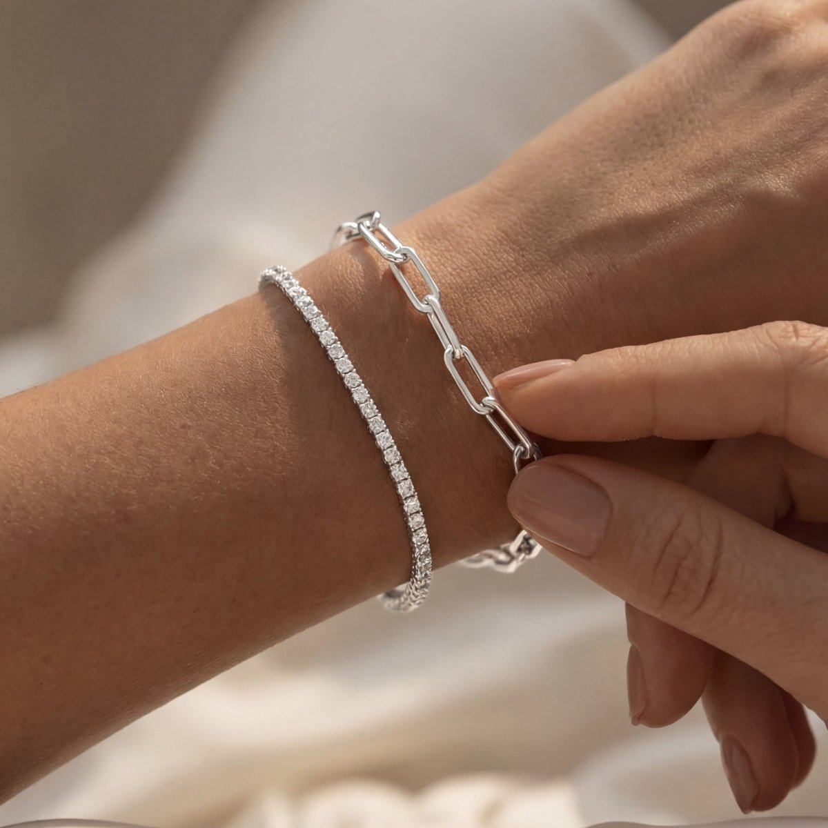 Bracciale Maglia Rettangolare