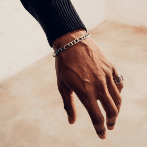Bracciale Uomo BRAVE "Titanium" - Chiara Jewels