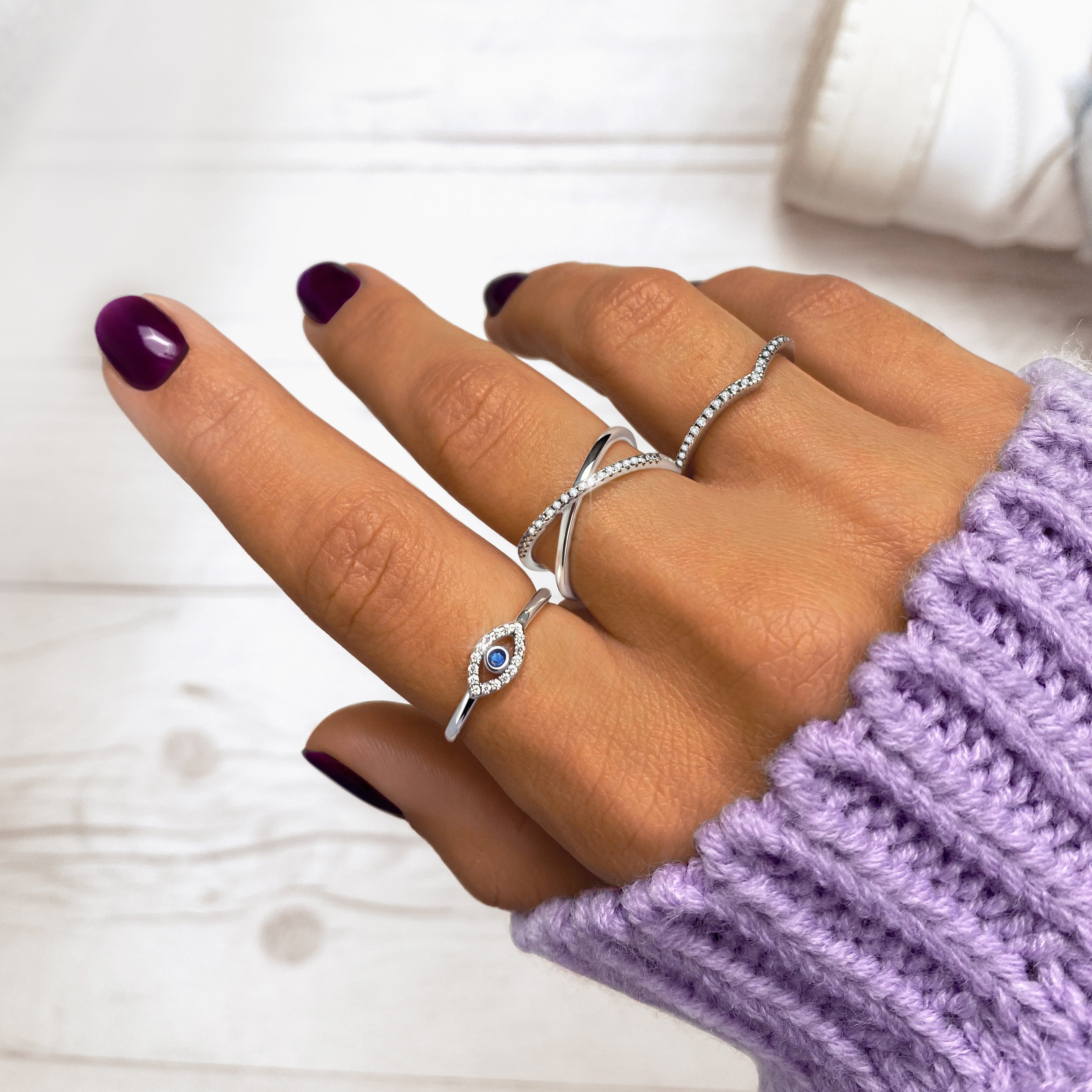 Anello Occhio Blu - Chiara Jewels