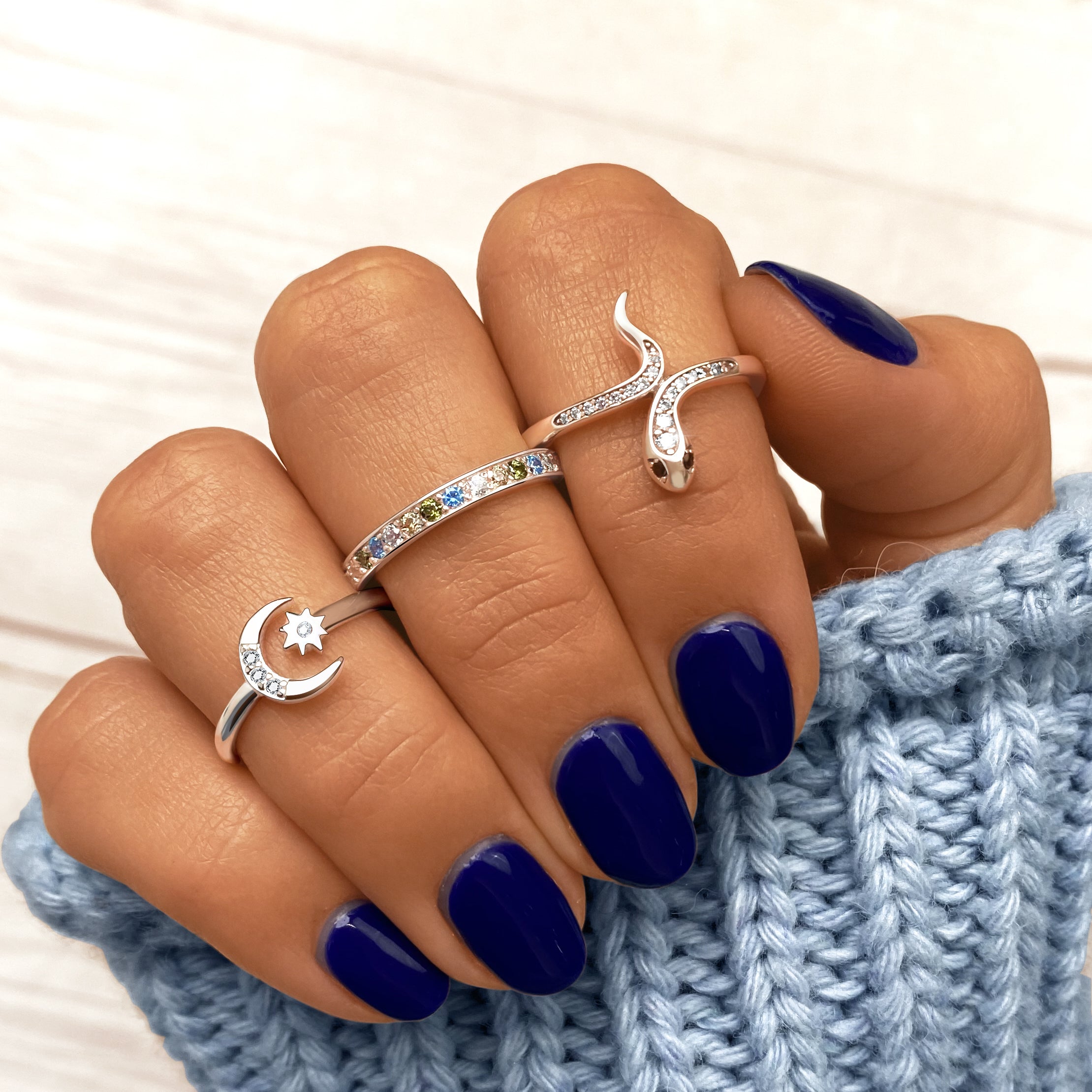 Anello Luna e Stelle - Chiara Jewels
