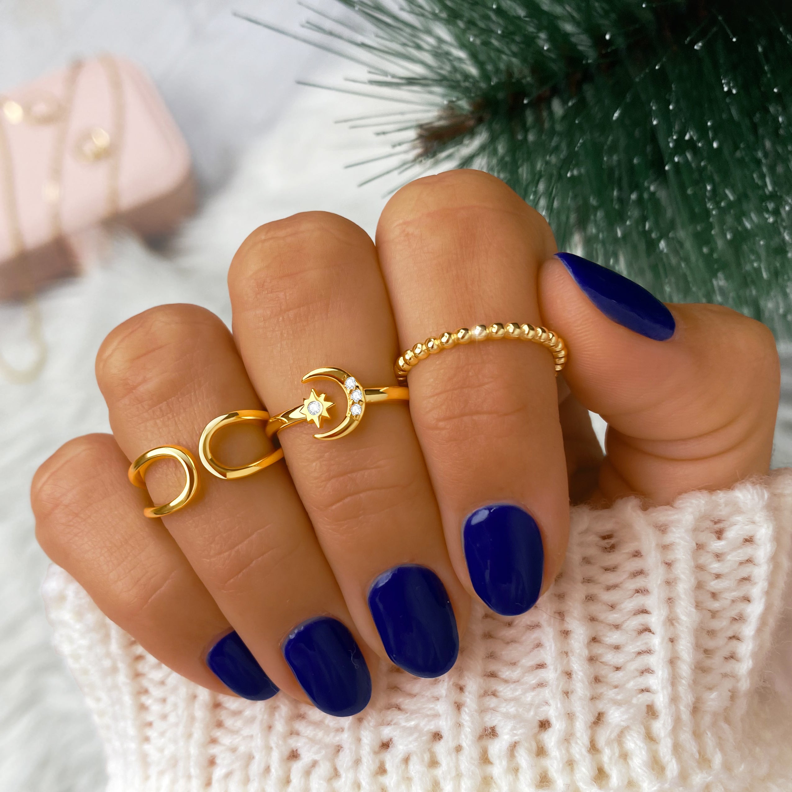 Anello Luna e Stelle - Chiara Jewels