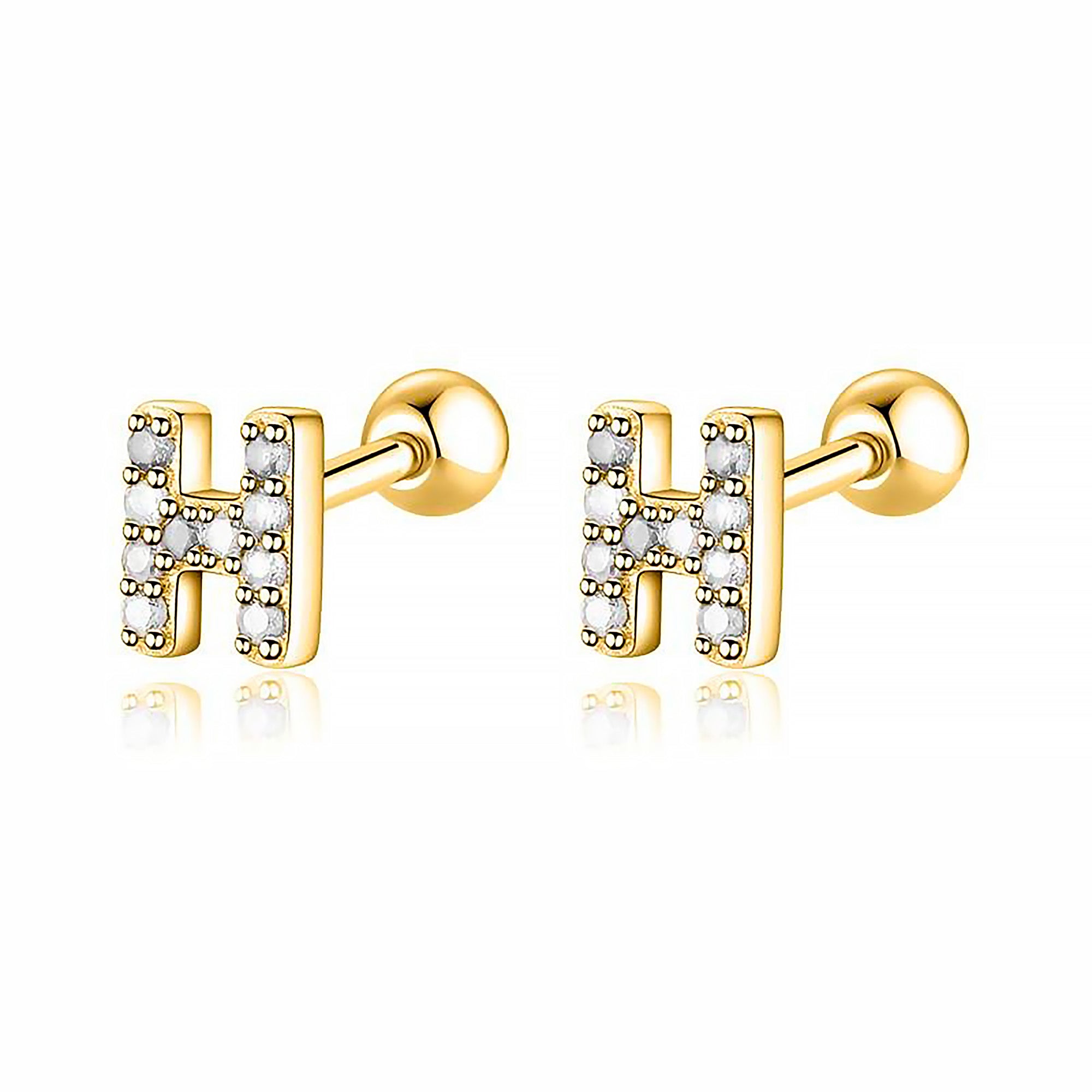 Orecchino "Letterine Bianche" - Chiara Jewels