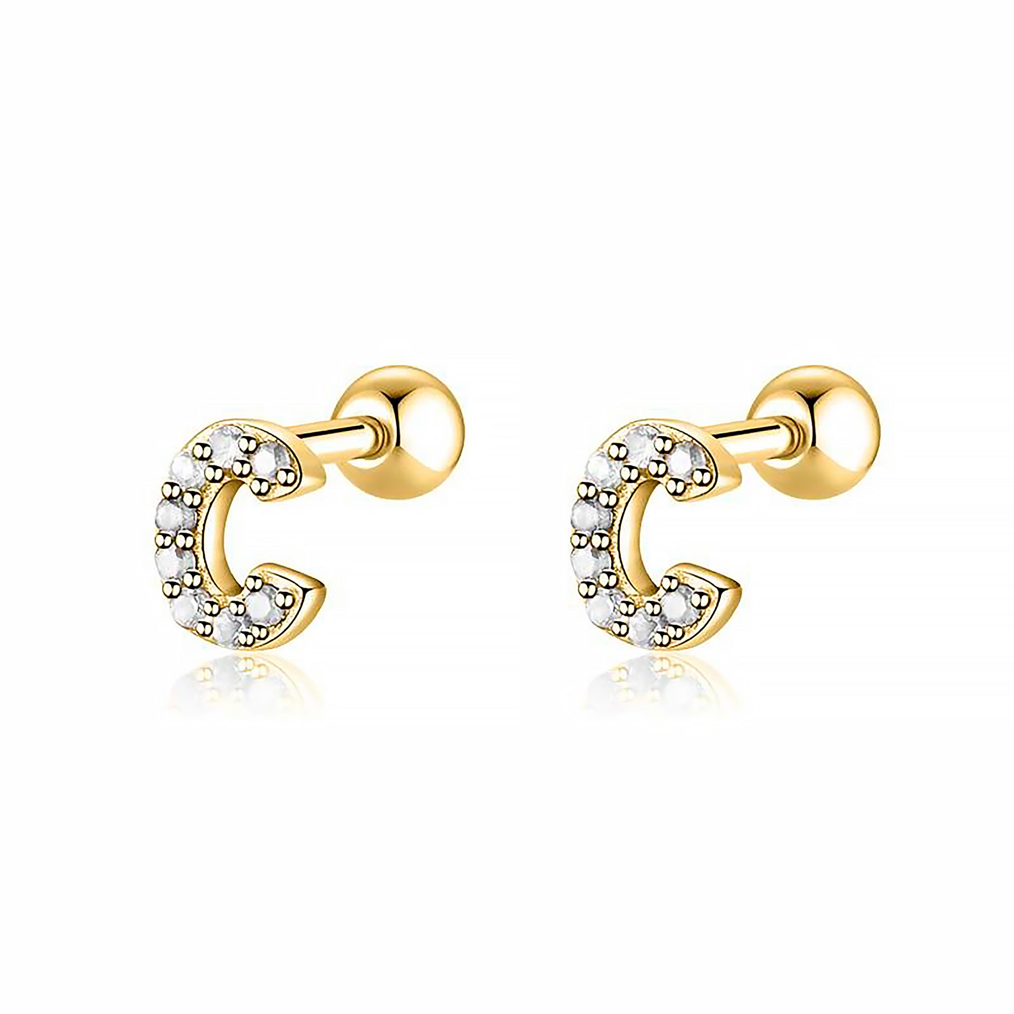 Orecchino "Letterine Bianche" - Chiara Jewels