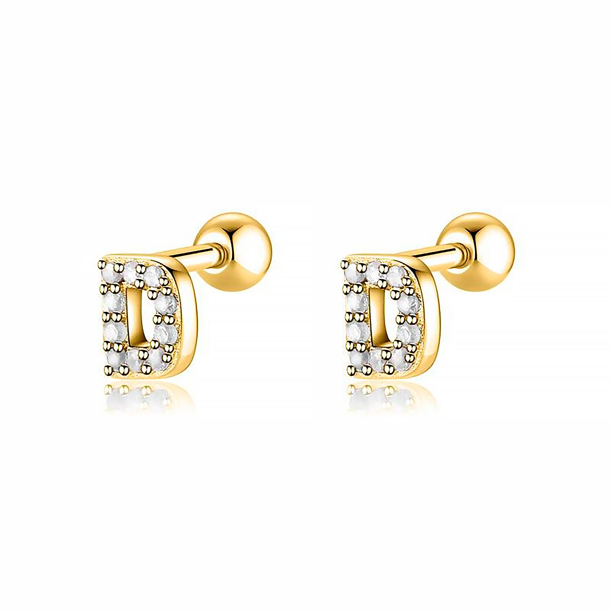 Orecchino "Letterine Bianche" - Chiara Jewels