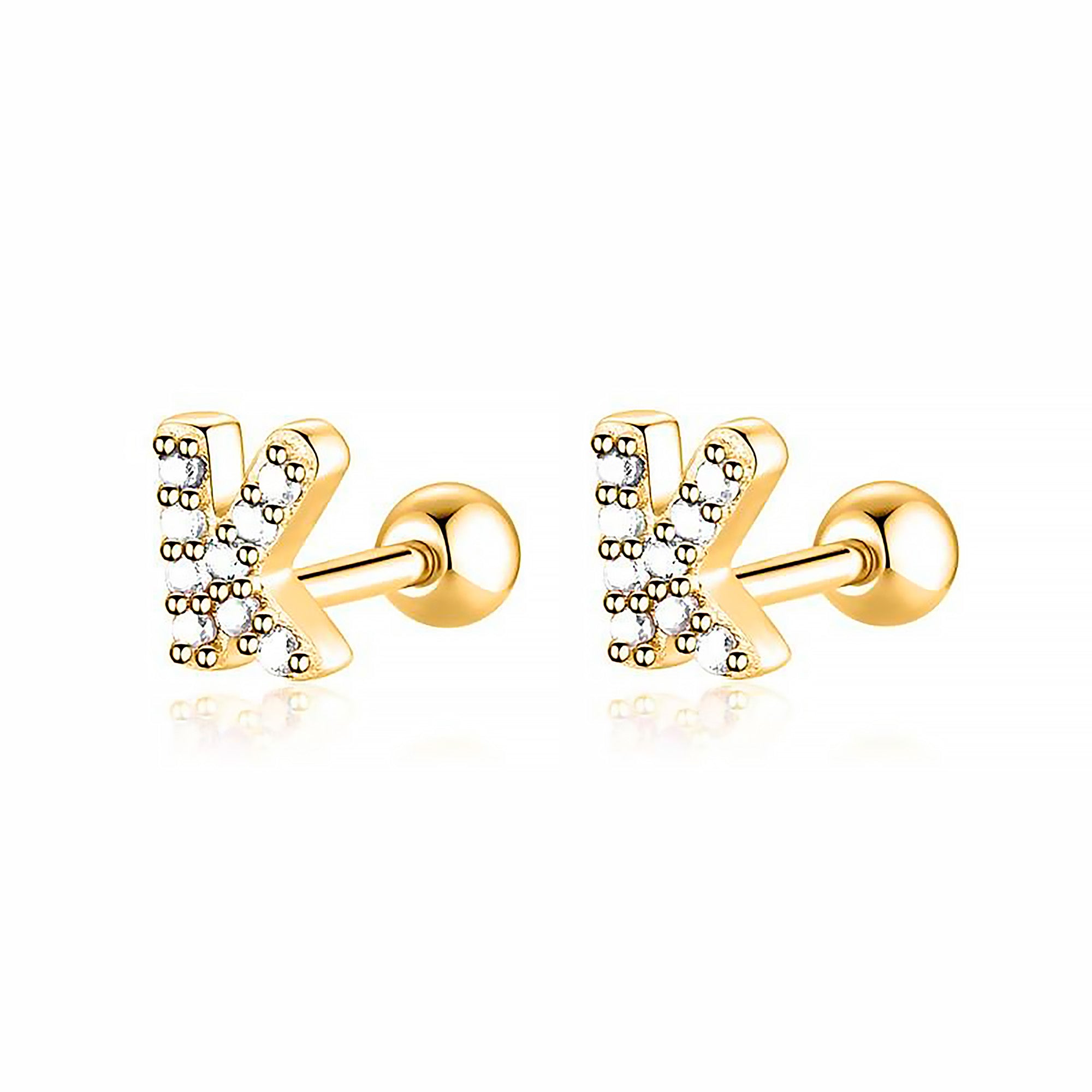 Orecchino "Letterine Bianche" - Chiara Jewels