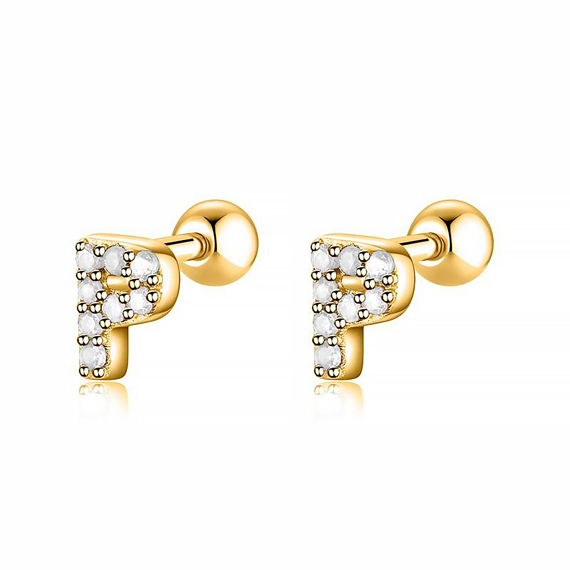 Orecchino "Letterine Bianche" - Chiara Jewels