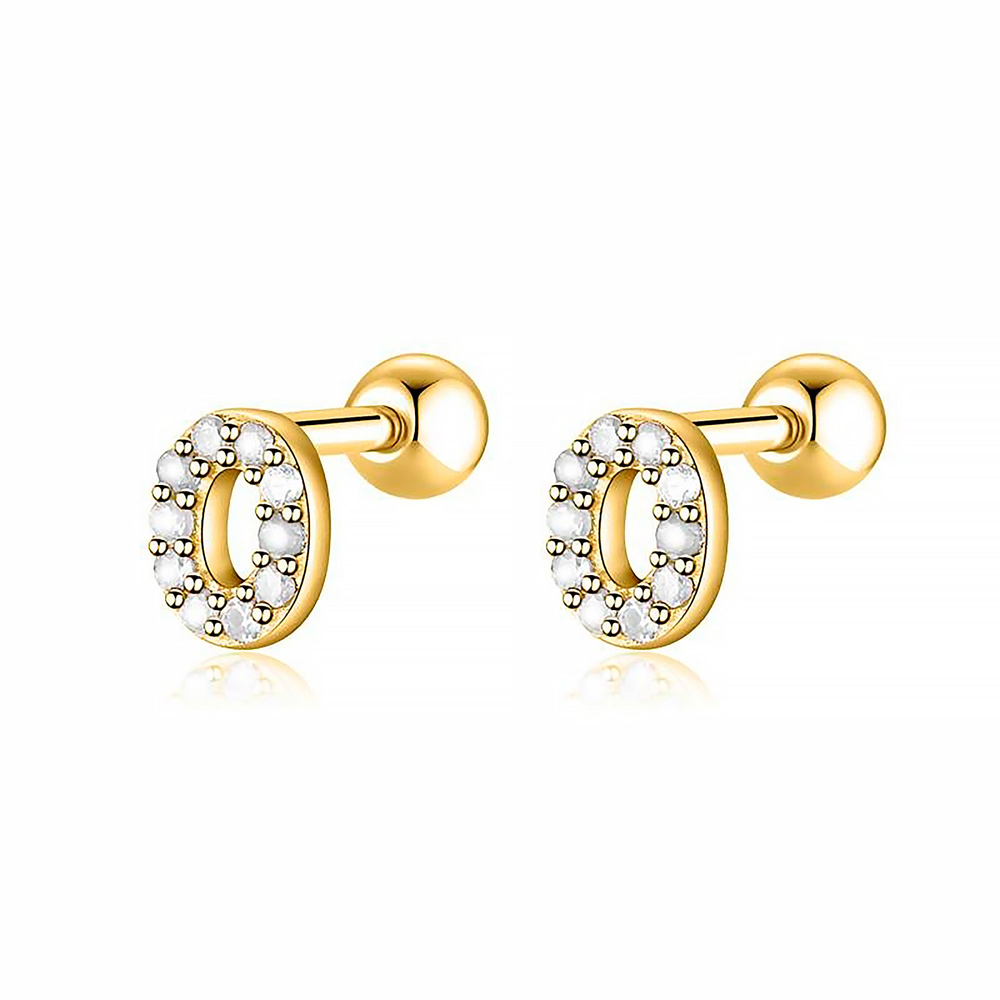 Orecchino "Letterine Bianche" - Chiara Jewels