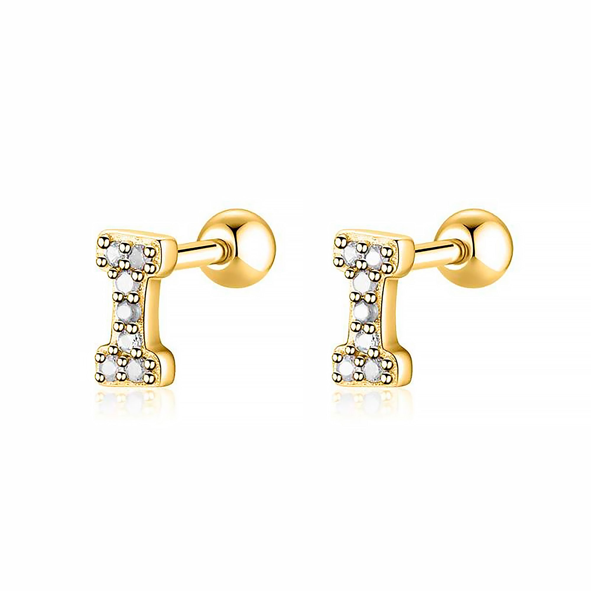 Orecchino "Letterine Bianche" - Chiara Jewels