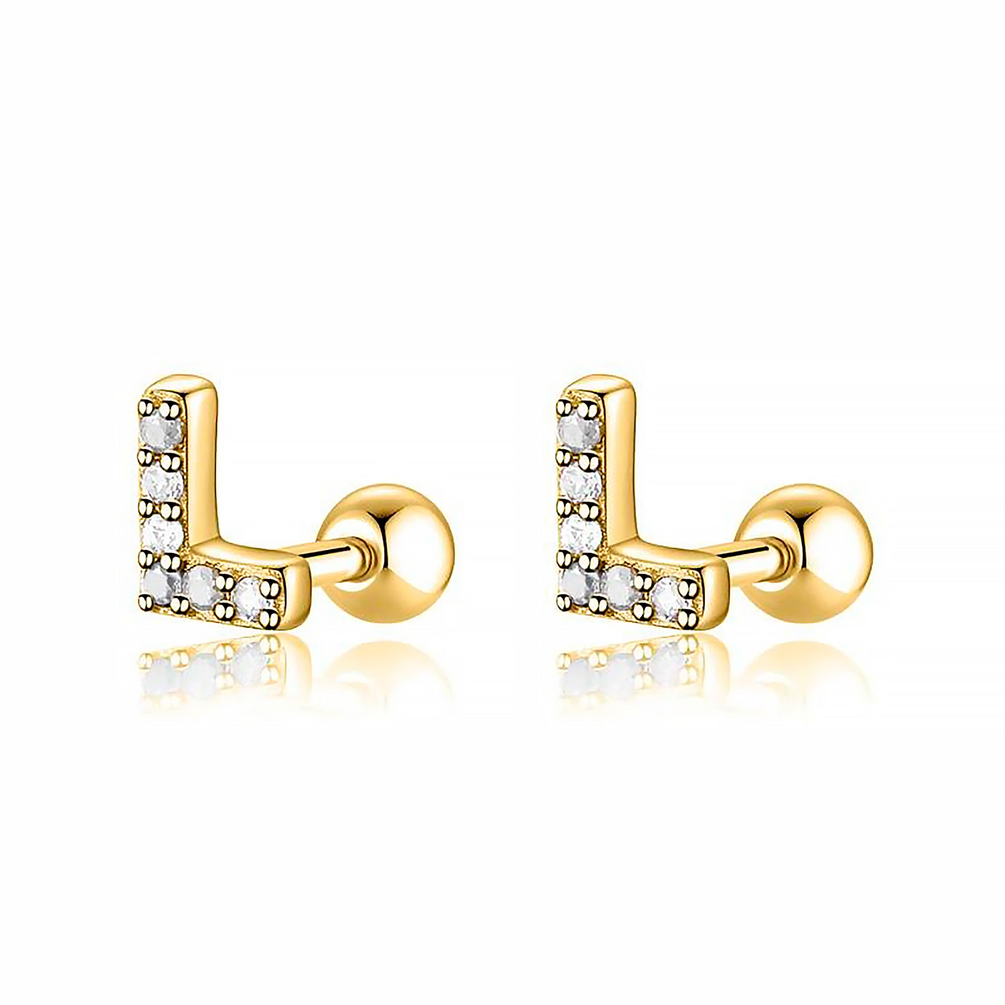 Orecchino "Letterine Bianche" - Chiara Jewels