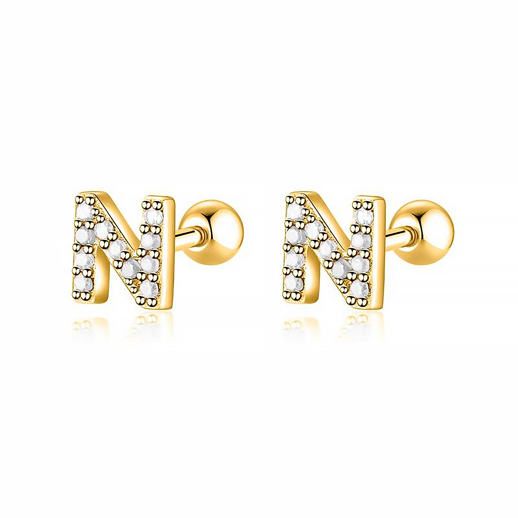 Orecchino "Letterine Bianche" - Chiara Jewels