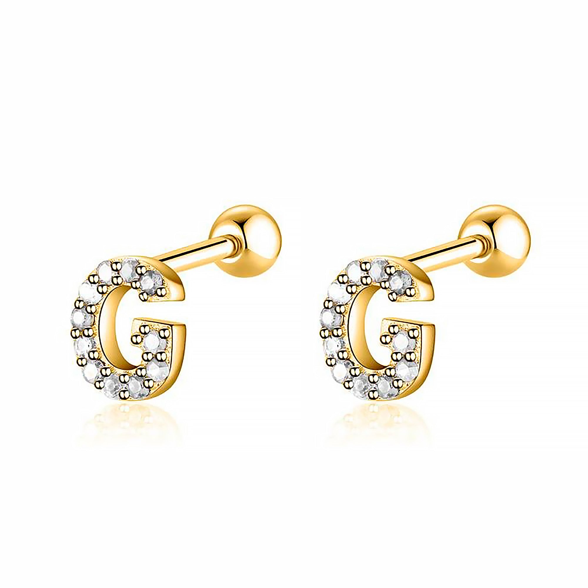 Orecchino "Letterine Bianche" - Chiara Jewels