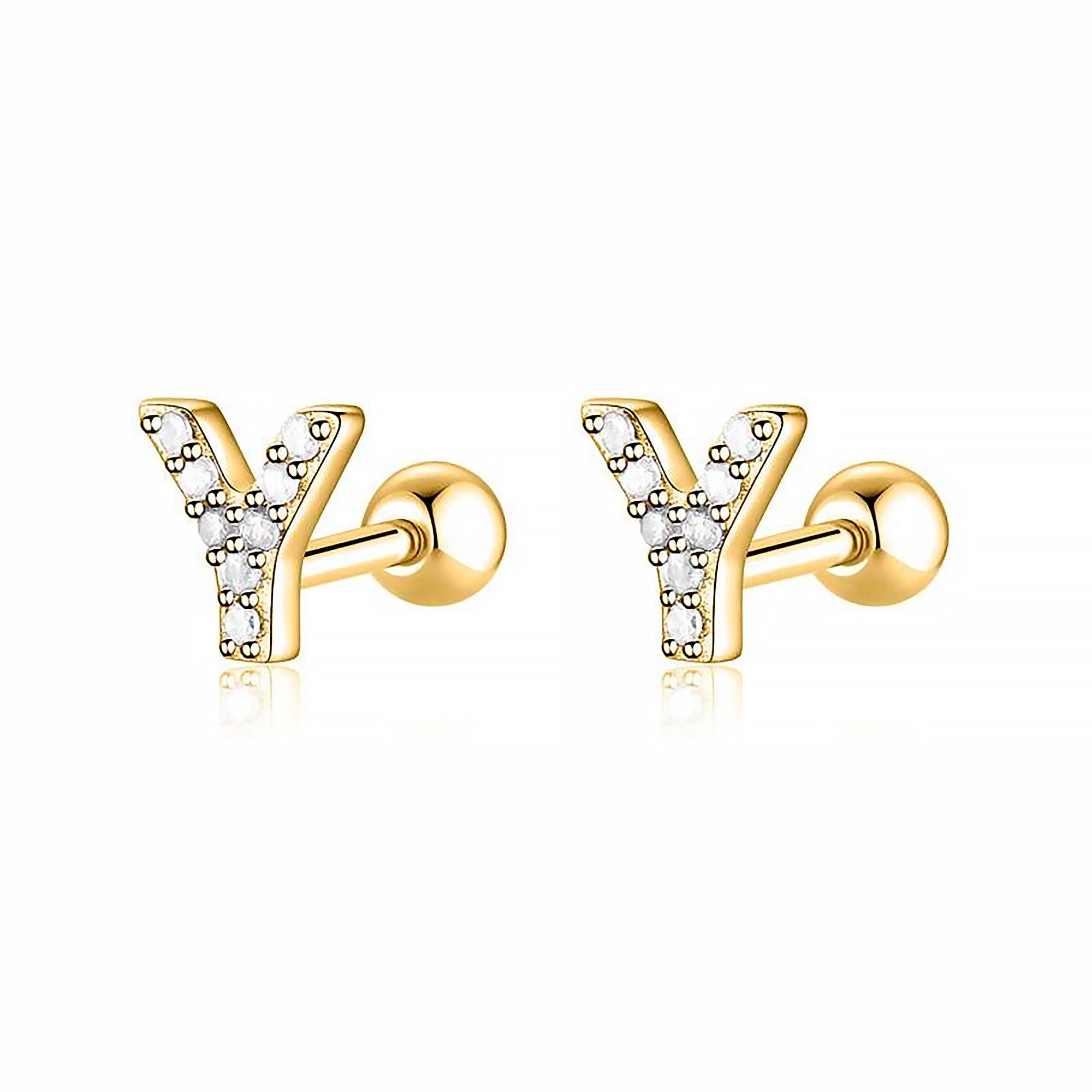 Orecchino "Letterine Bianche" - Chiara Jewels