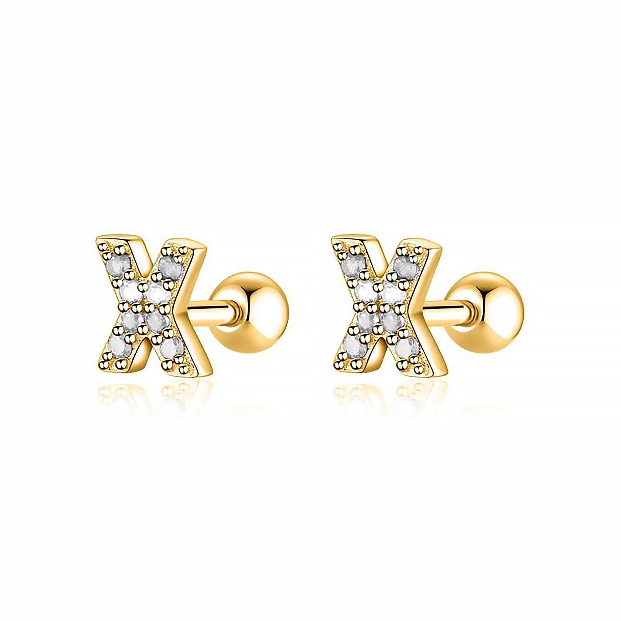 Orecchino "Letterine Bianche" - Chiara Jewels