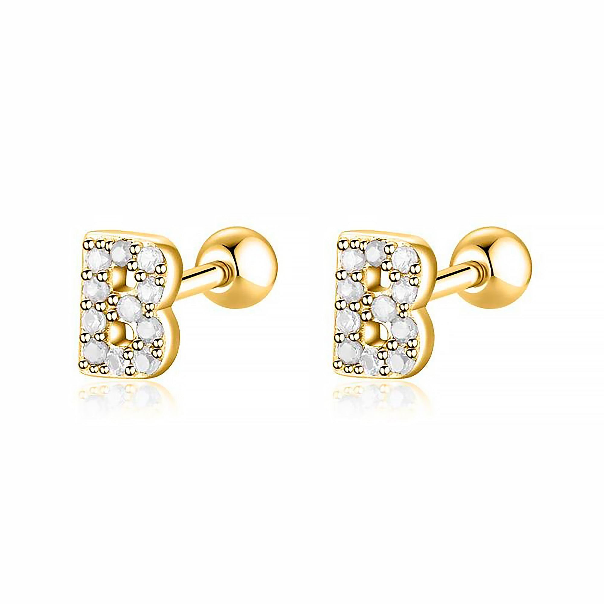 Orecchino "Letterine Bianche" - Chiara Jewels
