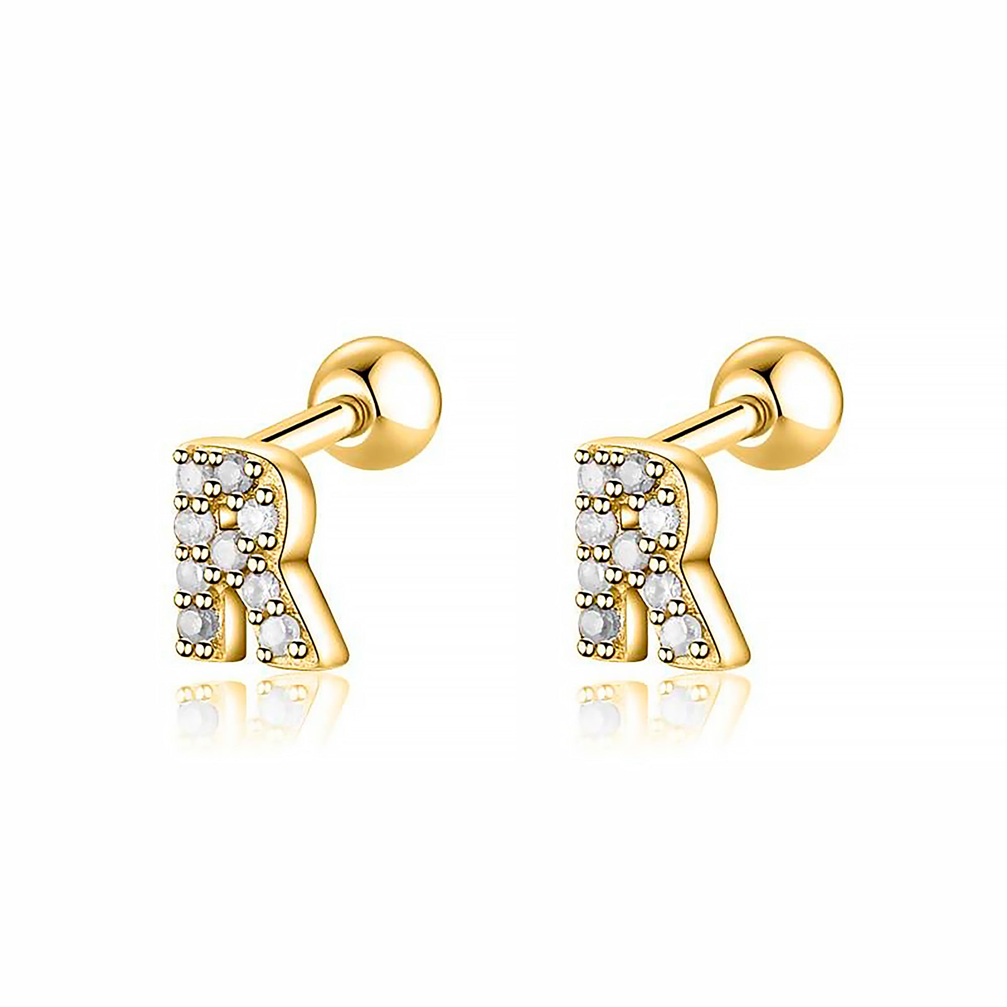 Orecchino "Letterine Bianche" - Chiara Jewels