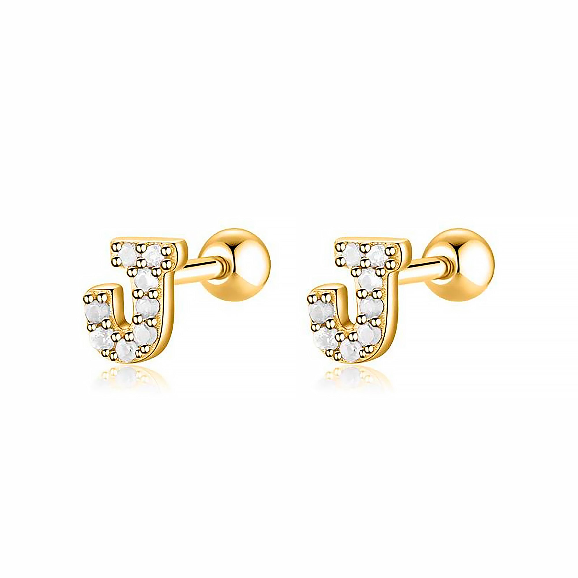 Orecchino "Letterine Bianche" - Chiara Jewels