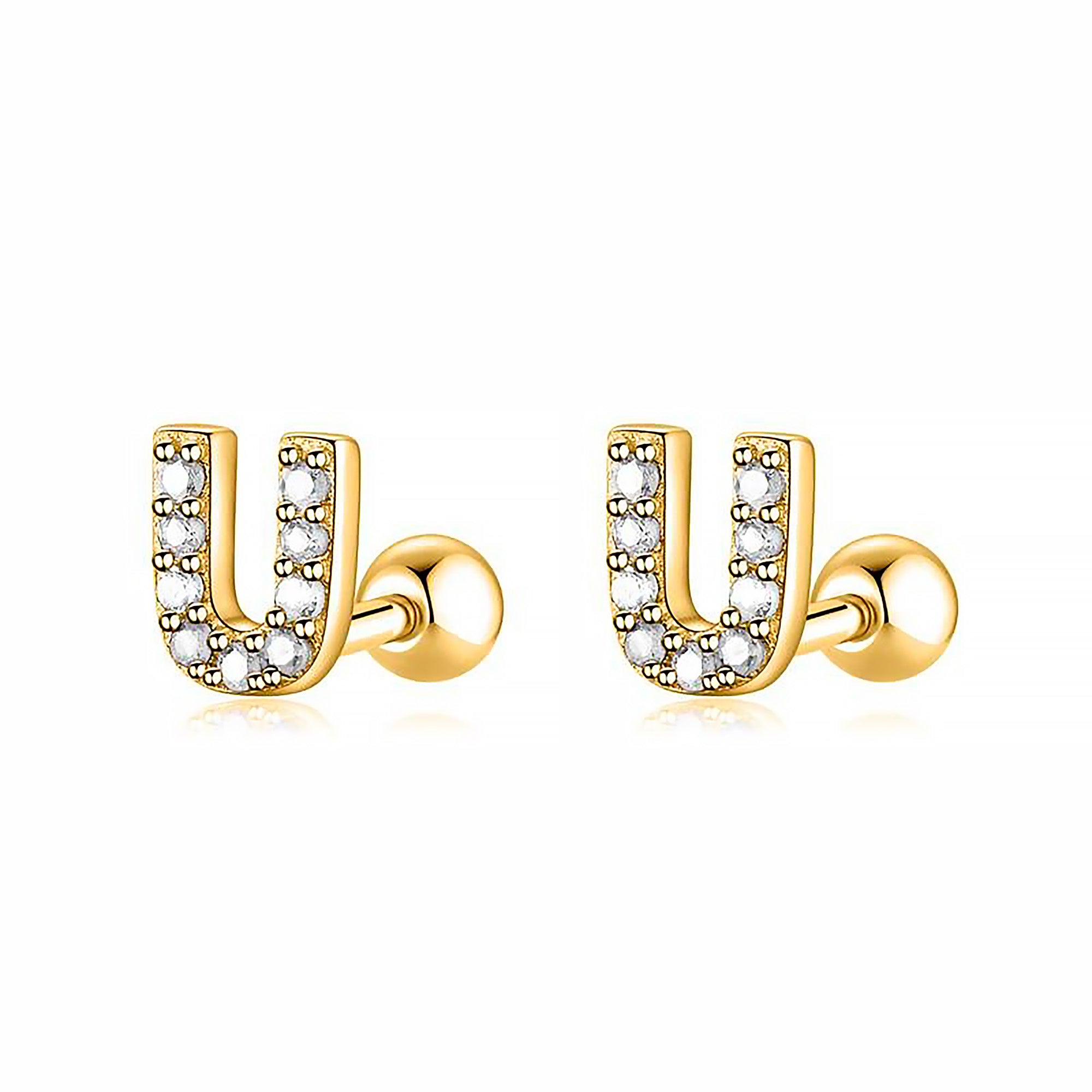 Orecchino "Letterine Bianche" - Chiara Jewels
