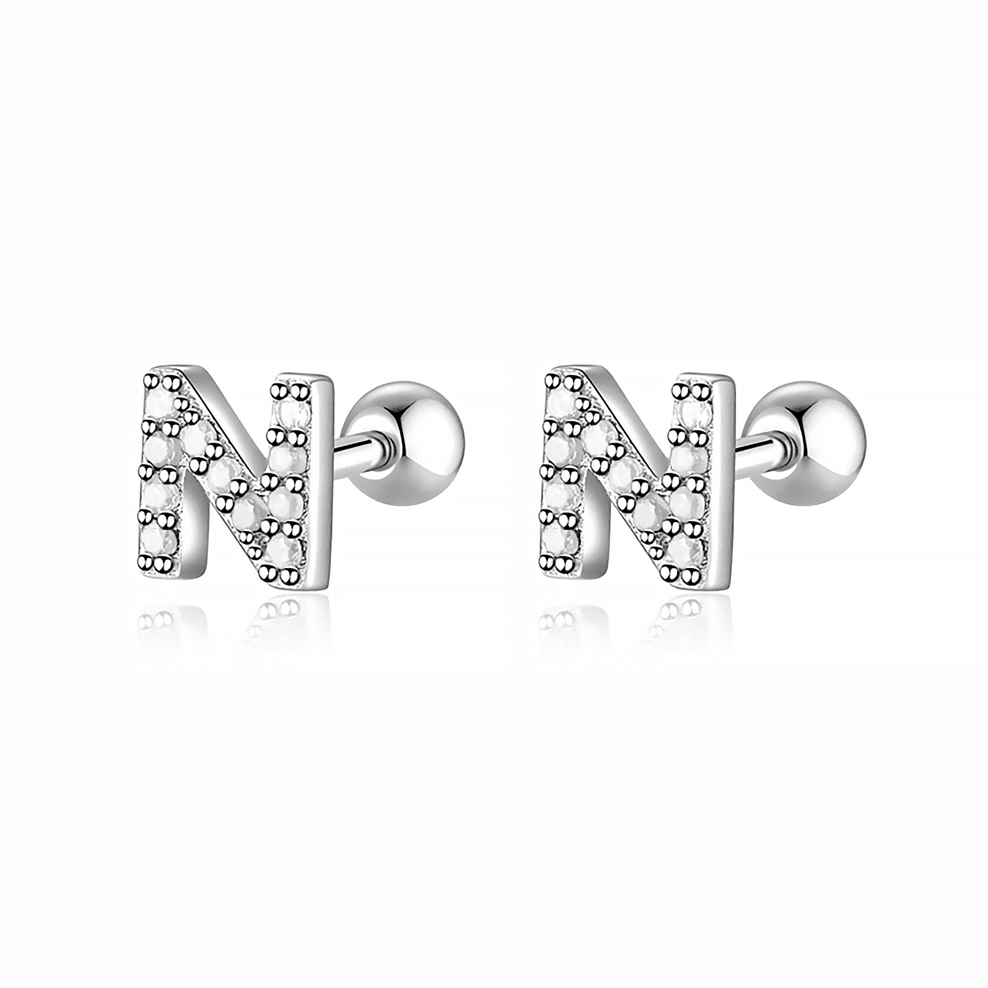 Orecchino "Letterine Bianche" - Chiara Jewels