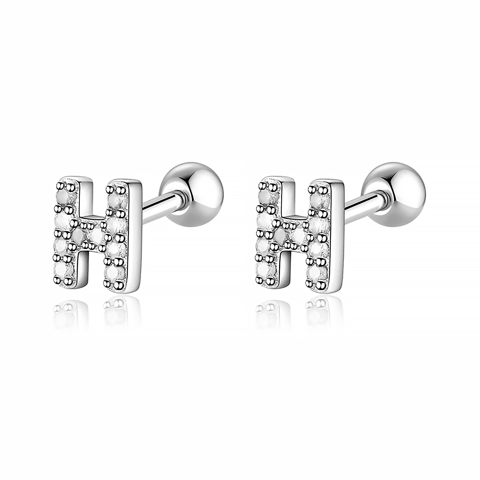Orecchino "Letterine Bianche" - Chiara Jewels