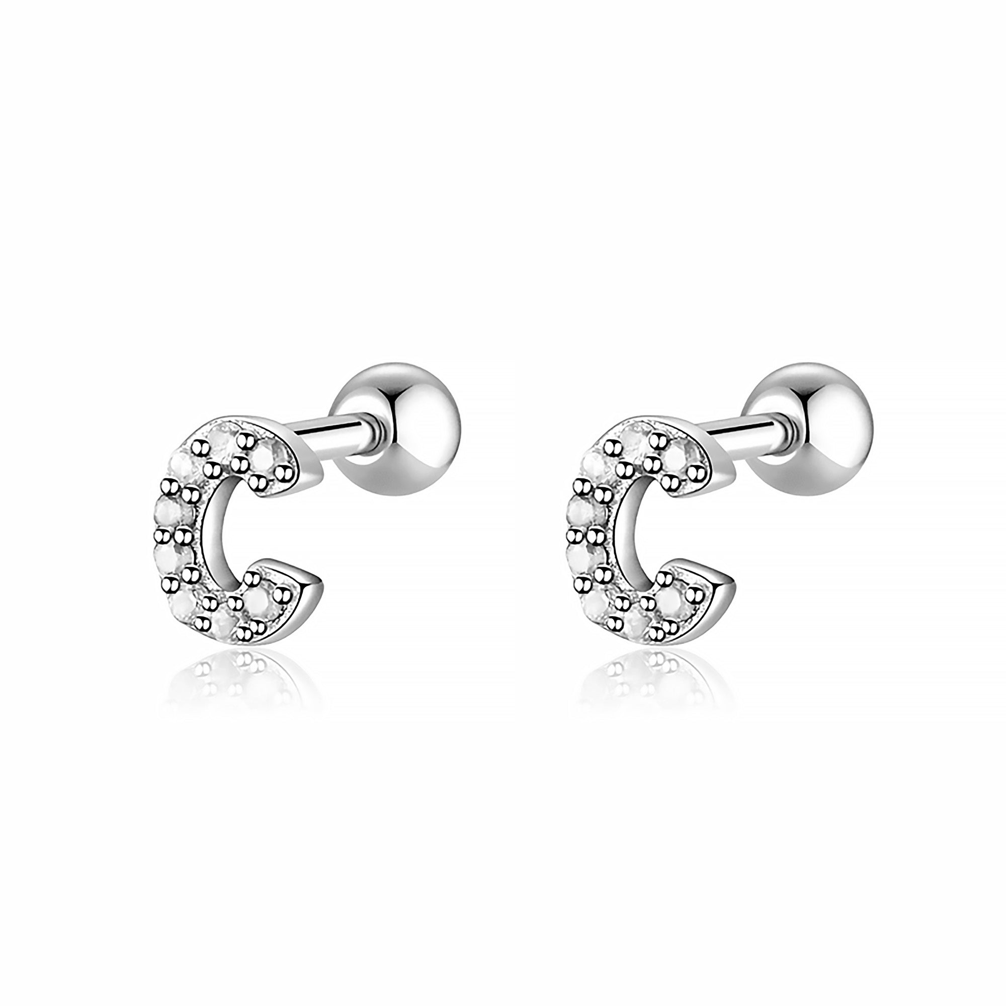 Orecchino "Letterine Bianche" - Chiara Jewels