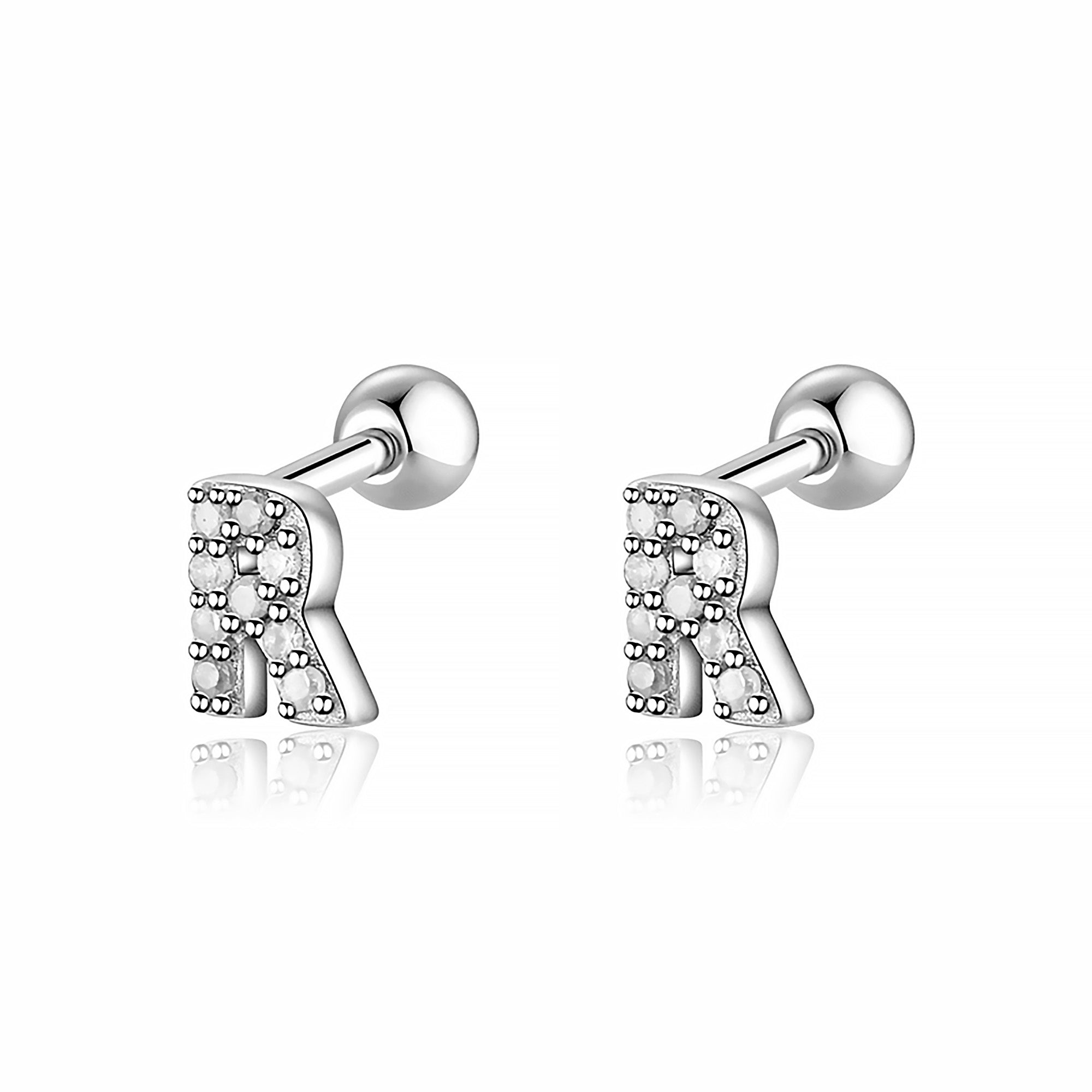 Orecchino "Letterine Bianche" - Chiara Jewels