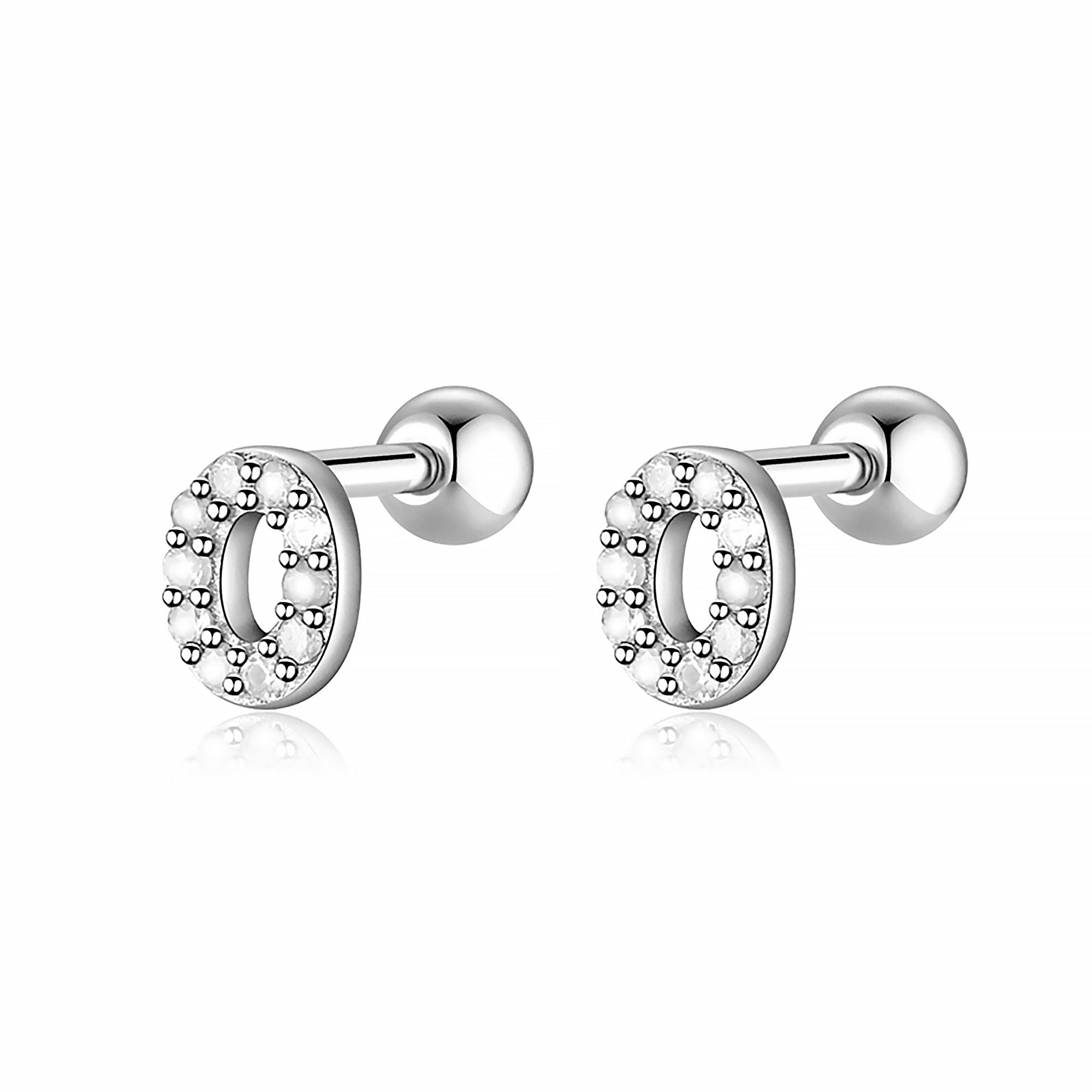 Orecchino "Letterine Bianche" - Chiara Jewels