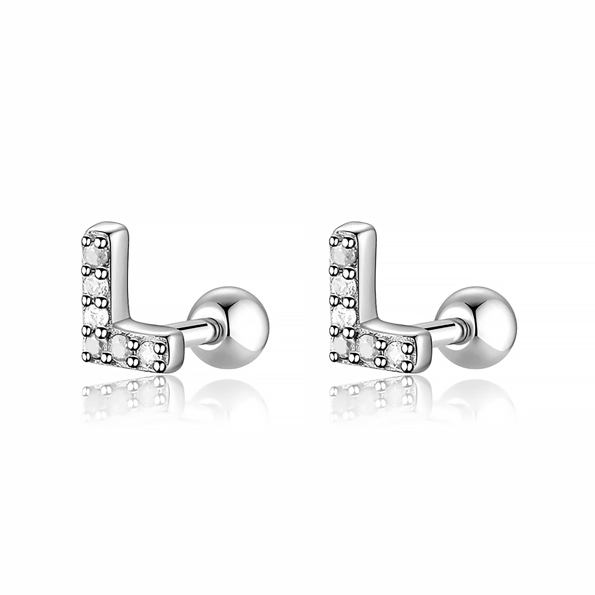 Orecchino "Letterine Bianche" - Chiara Jewels