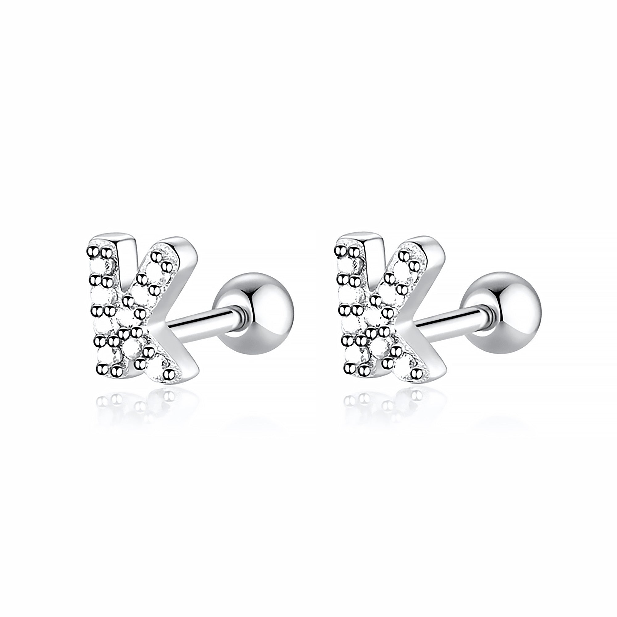 Orecchino "Letterine Bianche" - Chiara Jewels