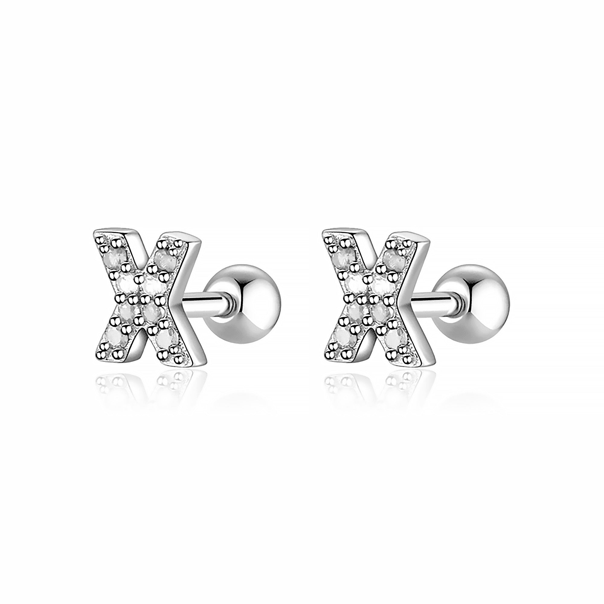 Orecchino "Letterine Bianche" - Chiara Jewels