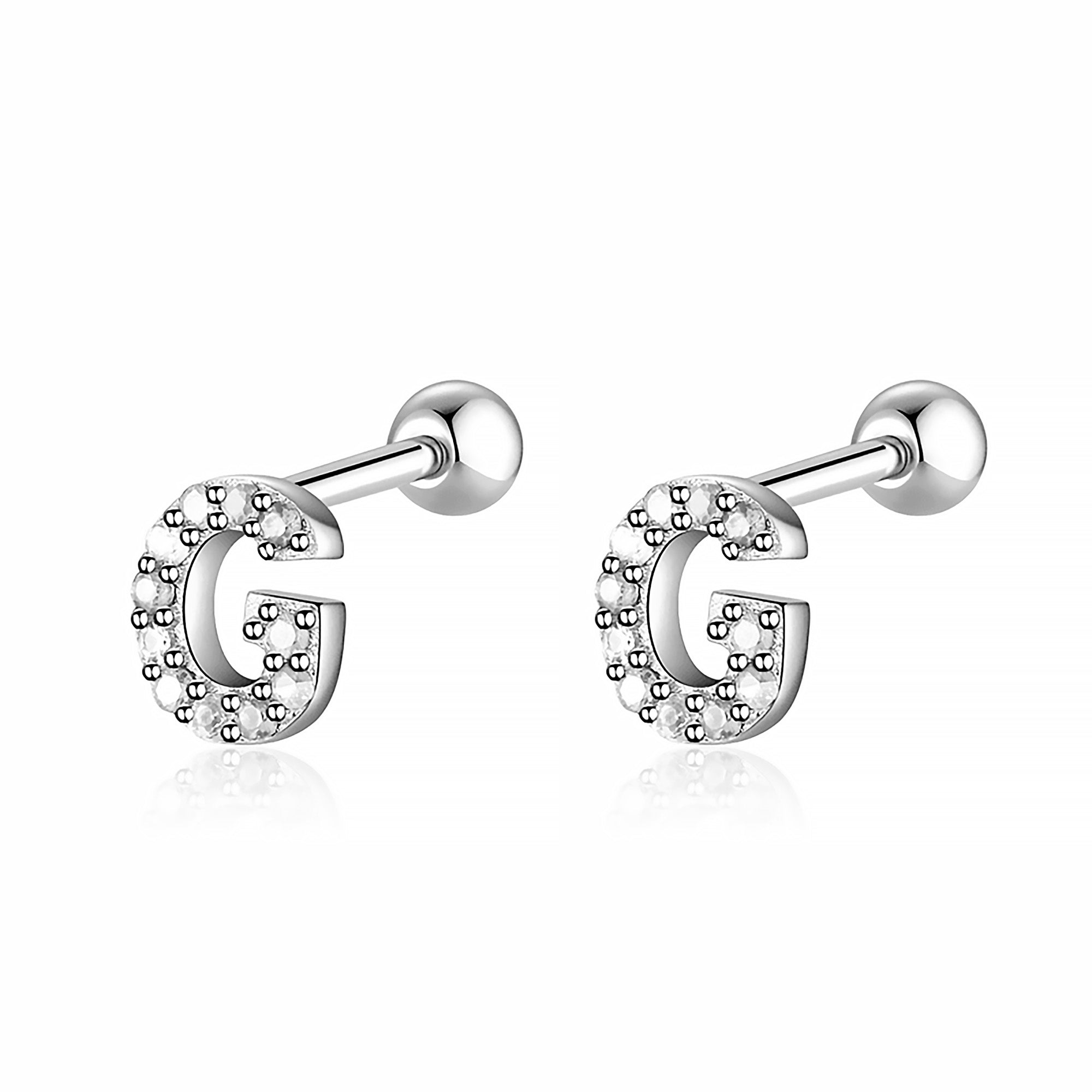 Orecchino "Letterine Bianche" - Chiara Jewels